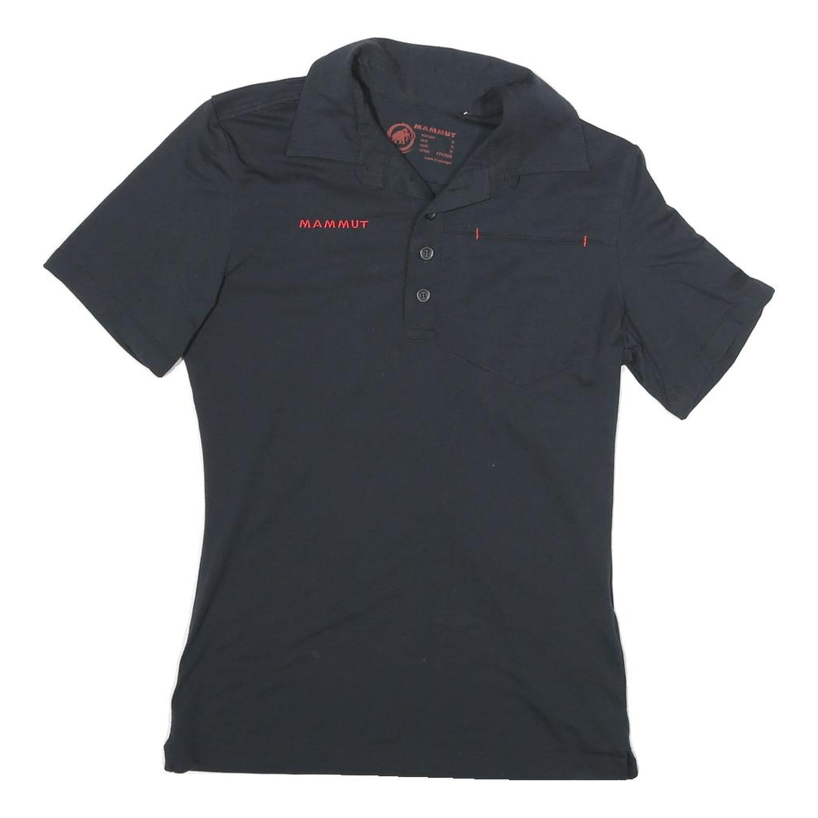 MAMMUT Womens Black Short Sleeve Polo Shirt S Cotton Blend Casual Lightweight Refurbished - N/A refurbished available on Cerqular