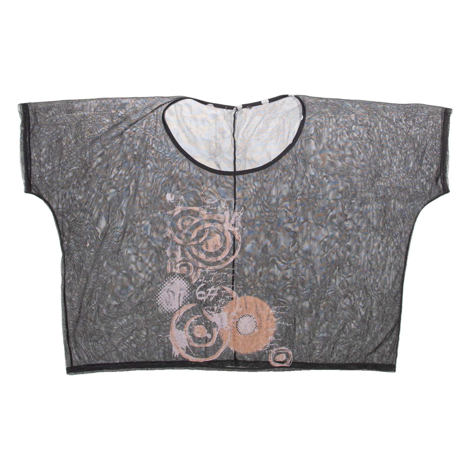 Womens Oversized Blouse Black 3/4 Sleeve 2XL Refurbished - N/A refurbished available on Cerqular