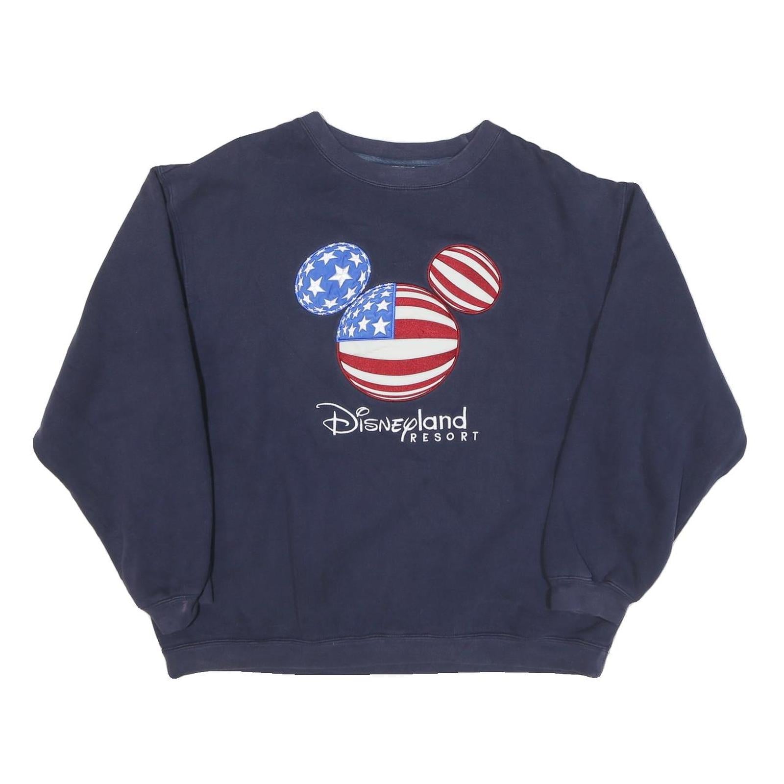 Buy DISNEY Mens Navy Blue Disneyland Resort Crew Neck L Cotton Blend Sweatshirt Refurbished - $45.49 DISNEY Mens Navy Blue Disneyland Resort Crew Neck L Cotton Blend Sweatshirt Refurbished - N/A refurbished available on Cerqular