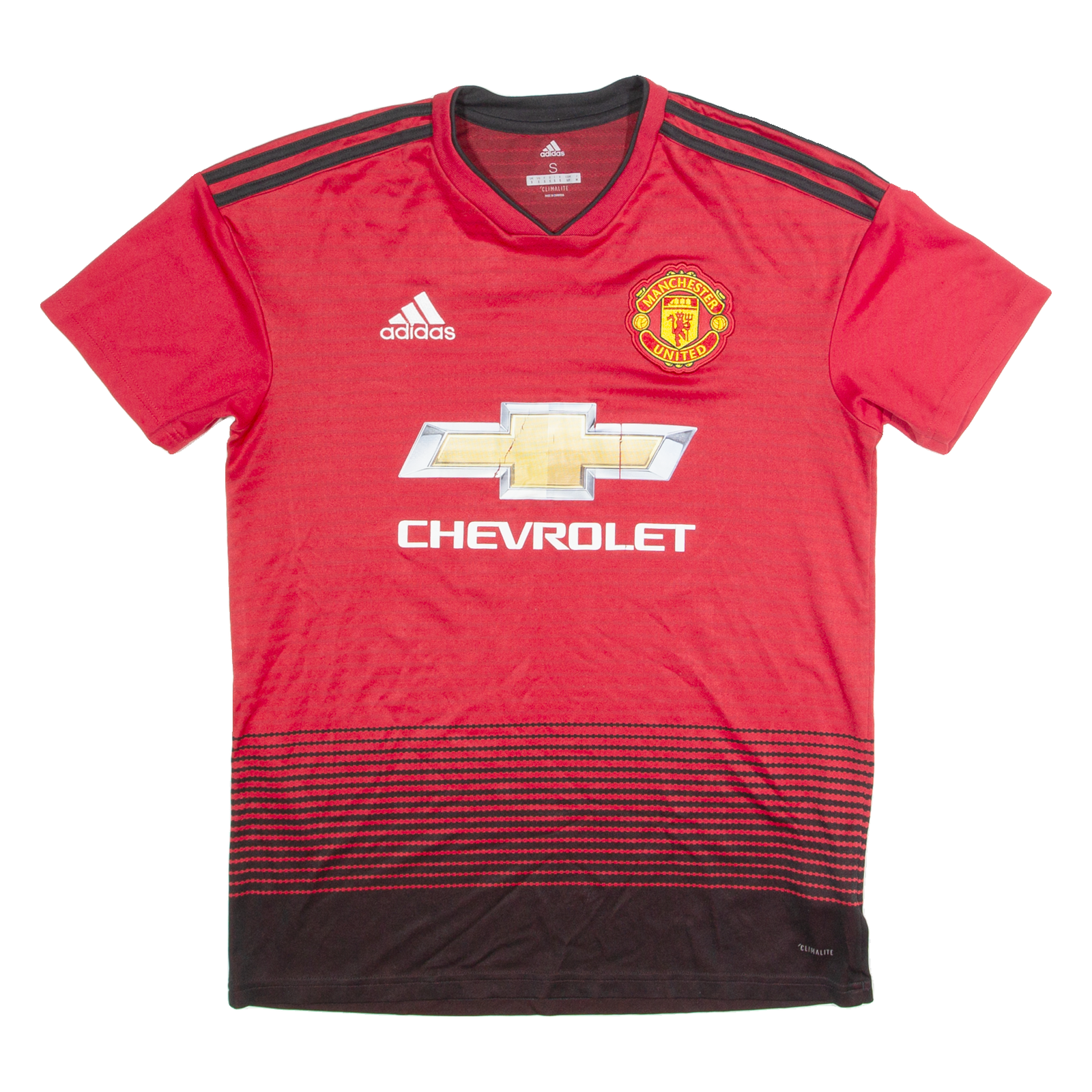 ADIDAS Manchester United Mens Football Shirt Jersey Red V-Neck S Refurbished - N/A refurbished available on Cerqular