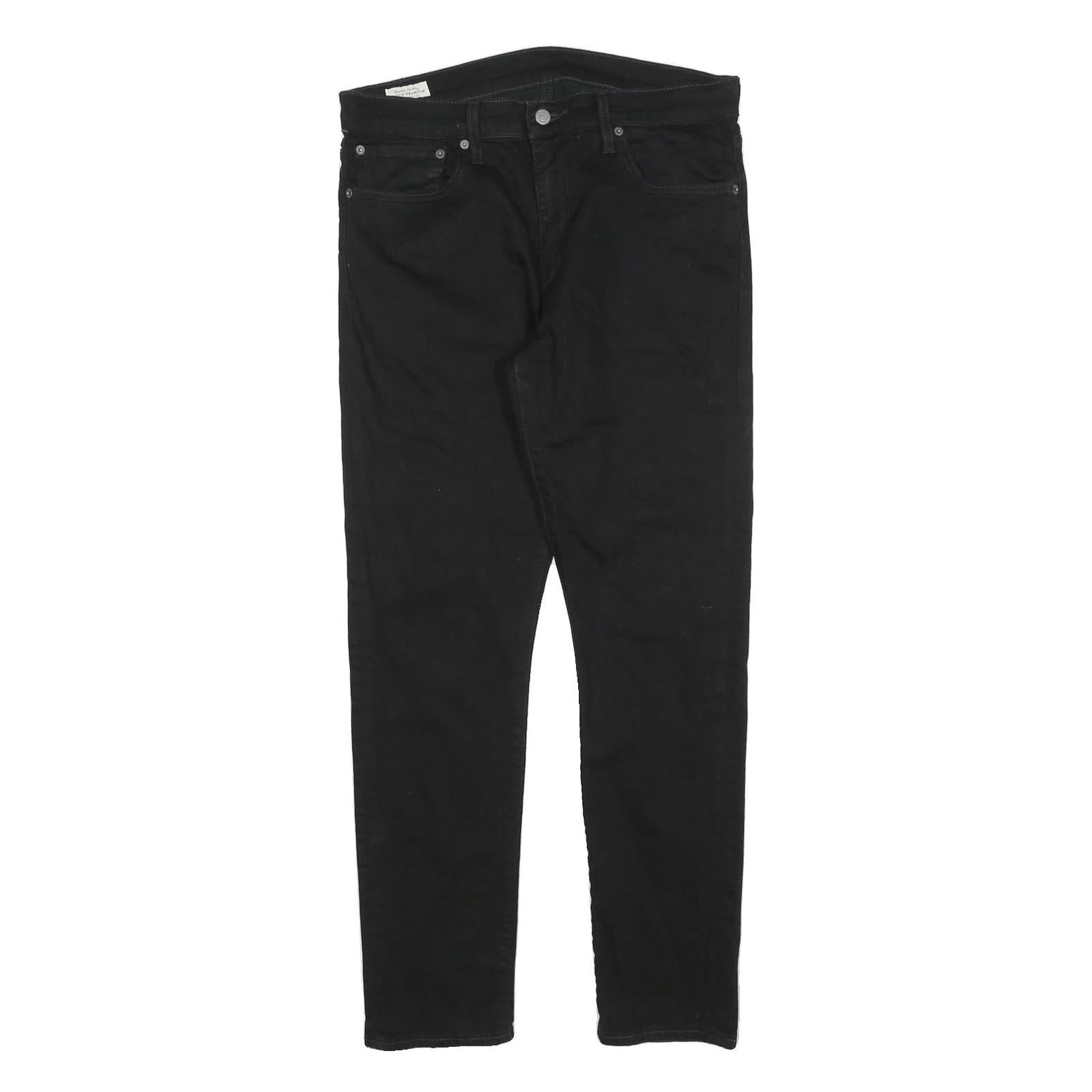 LEVI'S 512 BIG E Mens Jeans Black Slim Skinny Denim W36 L32 Classic Zip Pockets Refurbished - N/A refurbished available on Cerqular