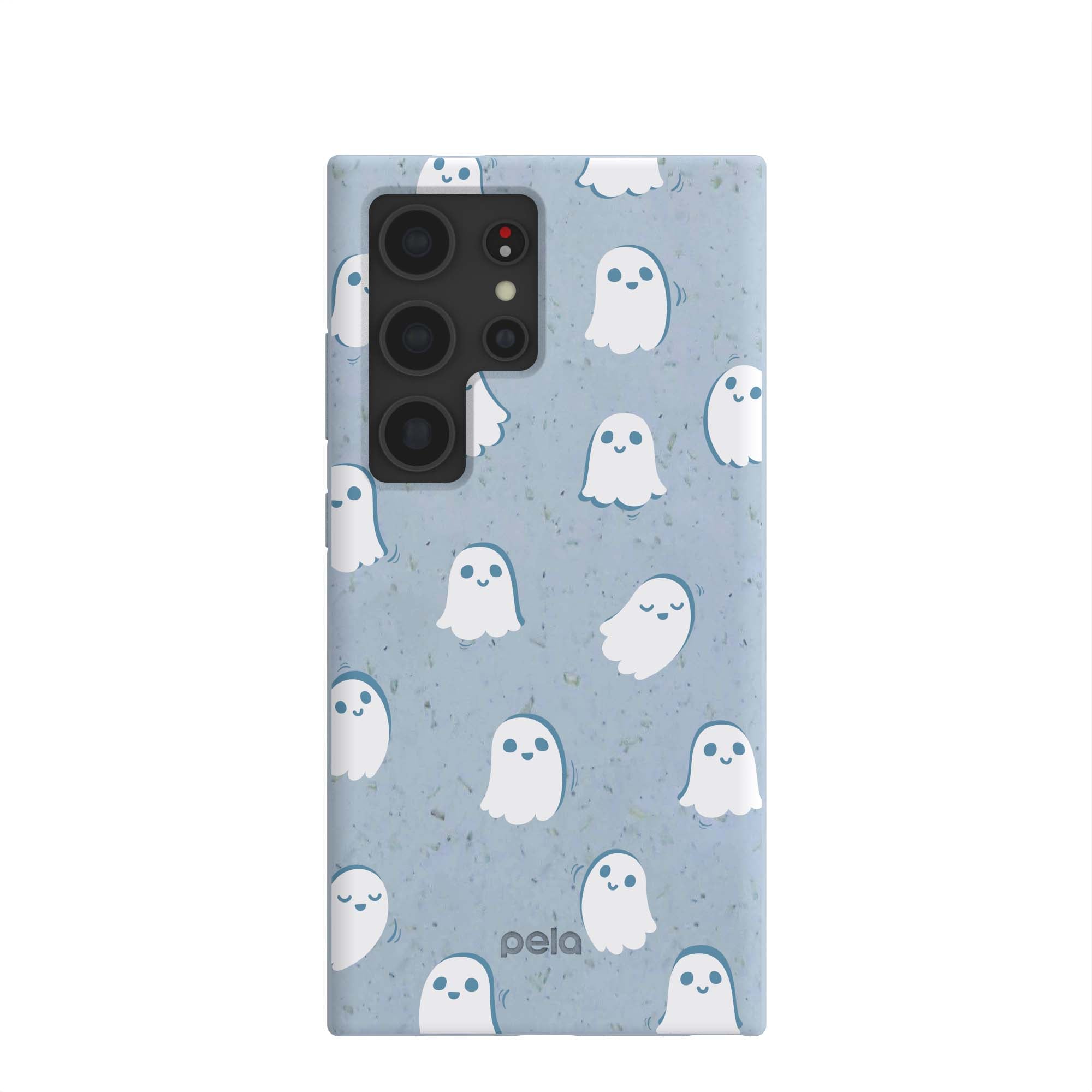 Powder Blue Ghostly Samsung Galaxy S24 Ultra Case Refurbished - Pela Case refurbished available on Cerqular
