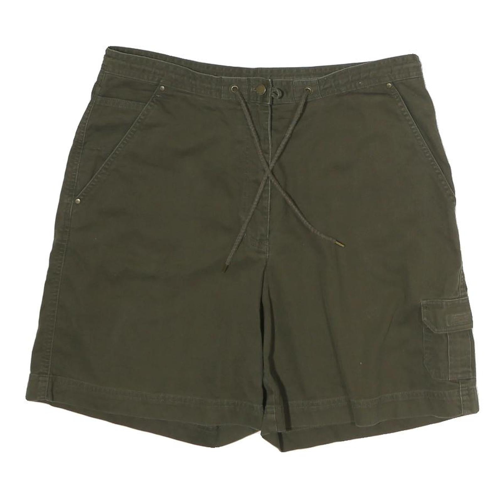 LAUREN RALPH LAUREN Womens Shorts Green Casual Cargo UK 12 W34 Cotton Refurbished - N/A refurbished available on Cerqular