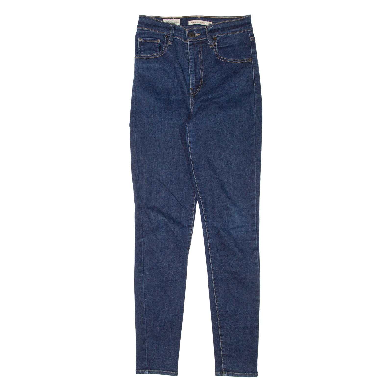 LEVI'S Mile High BIG E Womens Jeans Blue Slim Skinny Denim W25 L30 Refurbished - N/A refurbished available on Cerqular