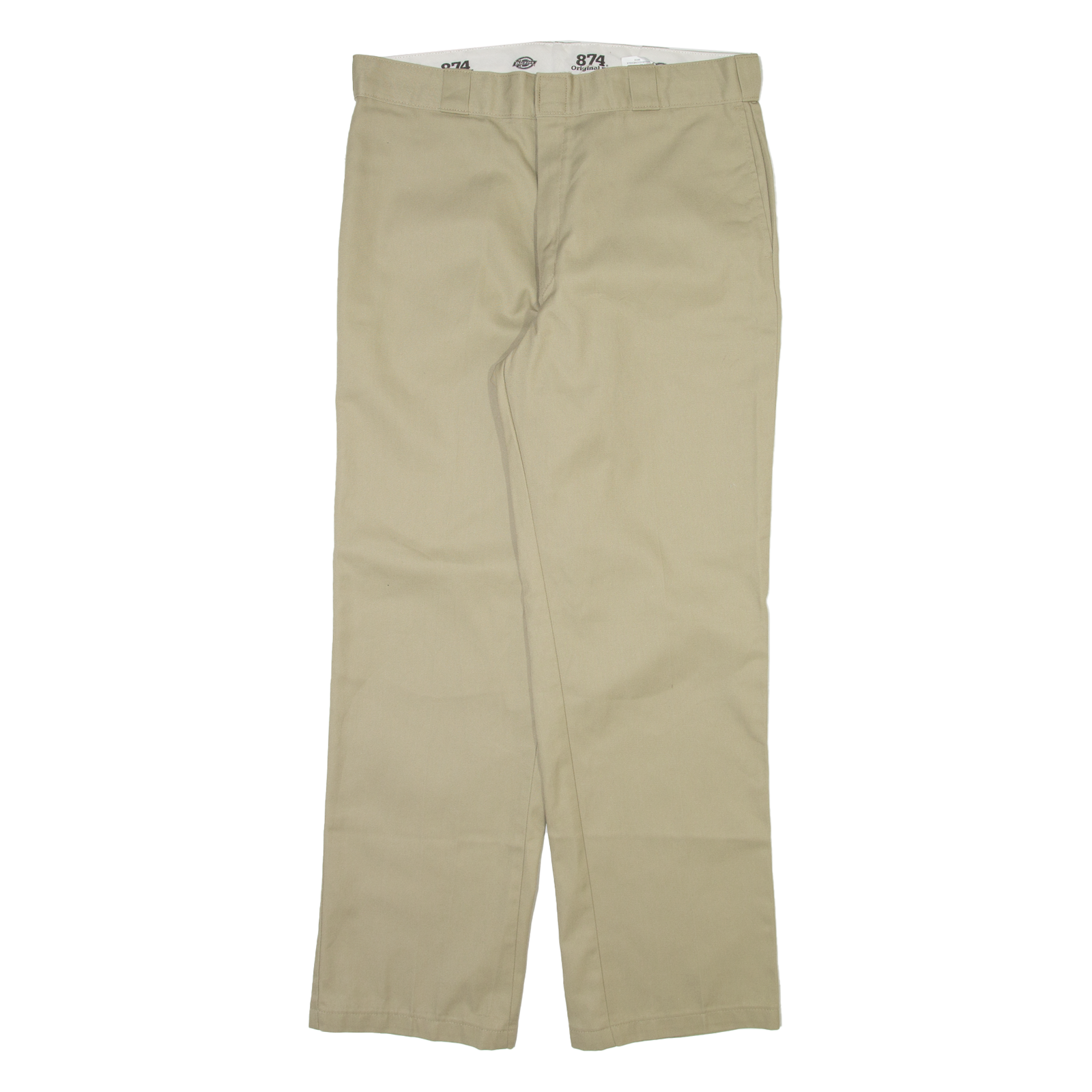 DICKIES 874 Workwear Mens Trousers Beige Regular Straight W36 L32 Refurbished - N/A refurbished available on Cerqular