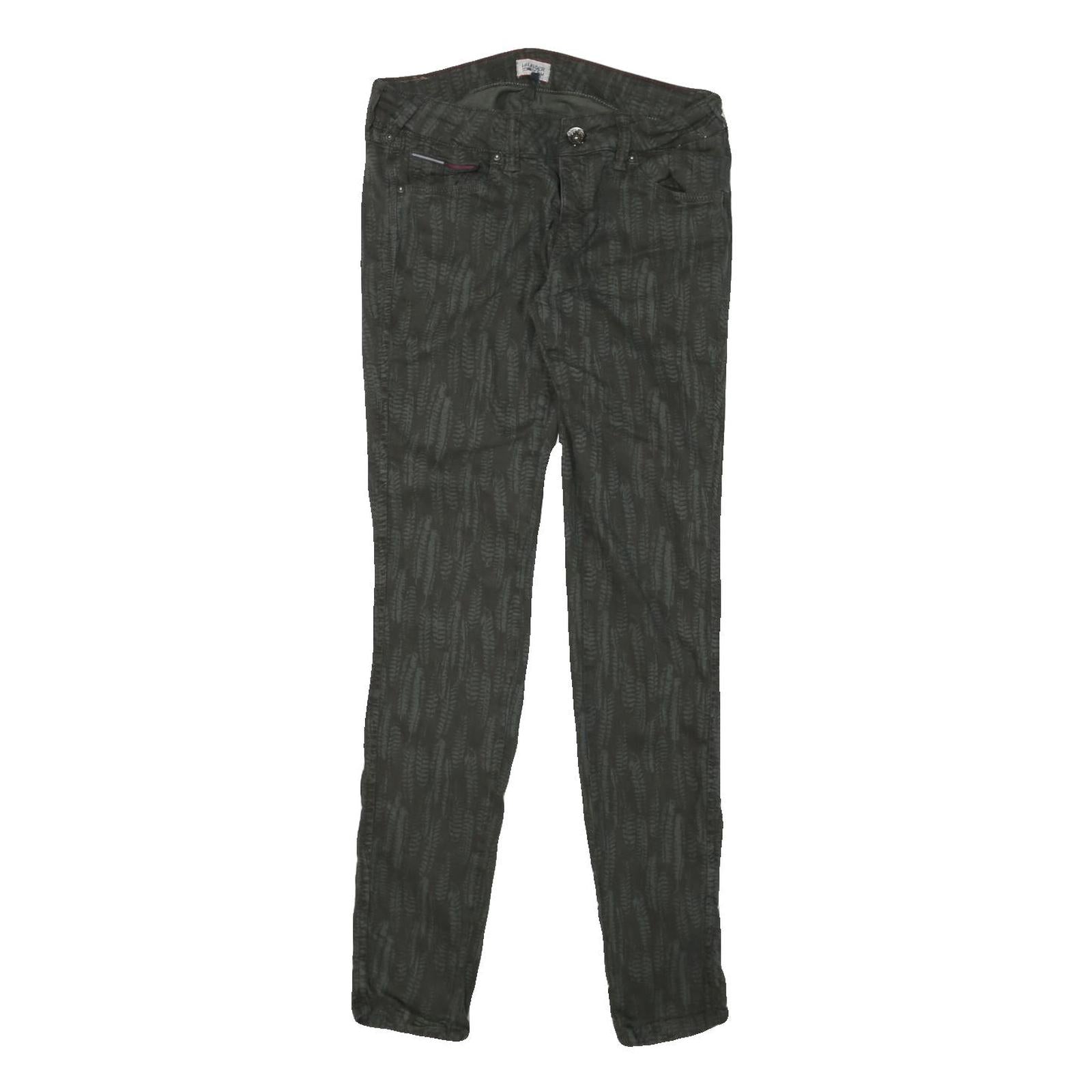TOMMY HILFIGER Womens Jeans Black Slim Skinny Denim Medium W30 L32 Stylish Refurbished - N/A refurbished available on Cerqular