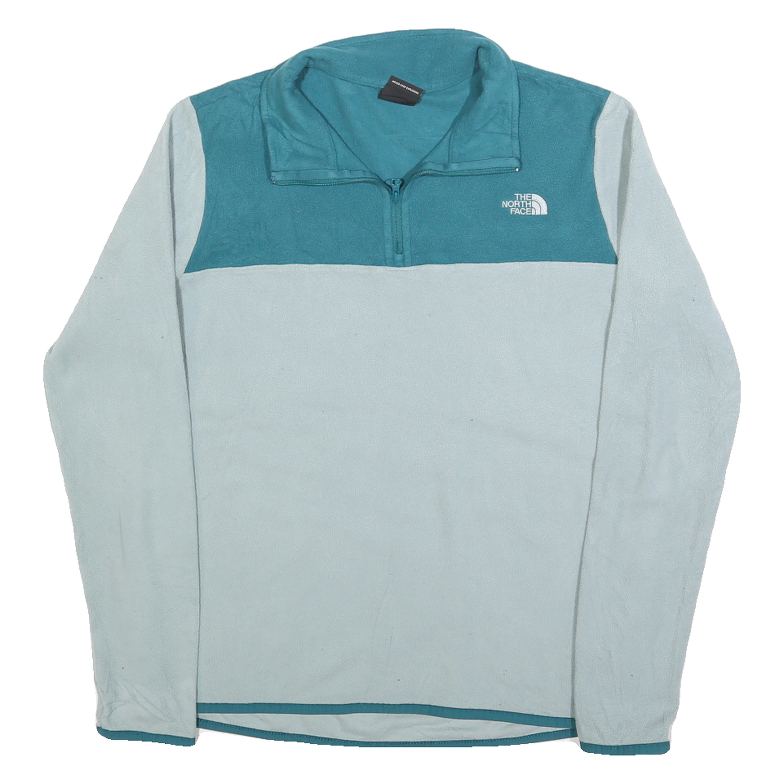 THE NORTH FACE Womens Blue & Light Blue Plain Pullover Crew Neck Jumper M Refurbished - N/A refurbished available on Cerqular
