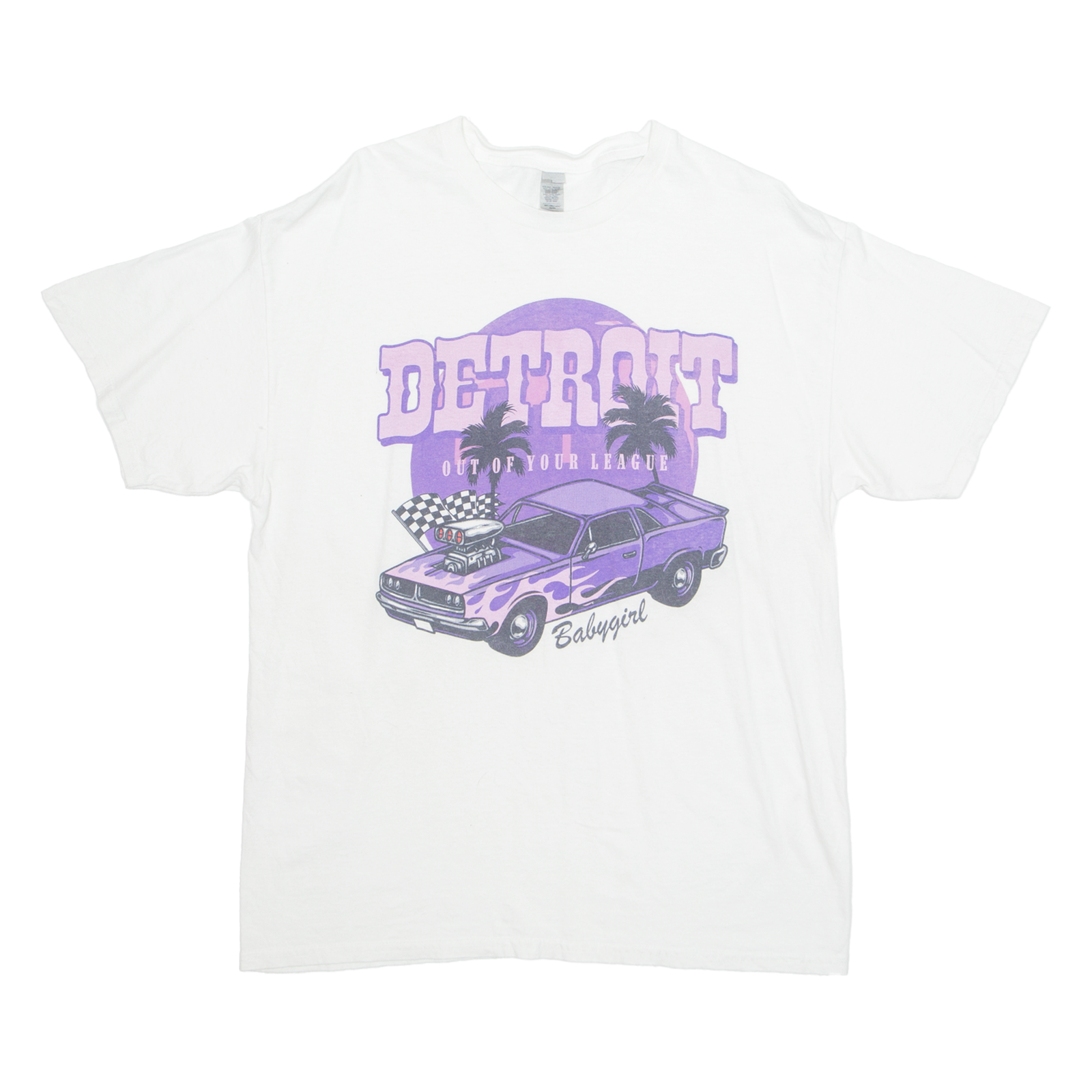 Detroit Mens T-Shirt White L Refurbished - N/A refurbished available on Cerqular