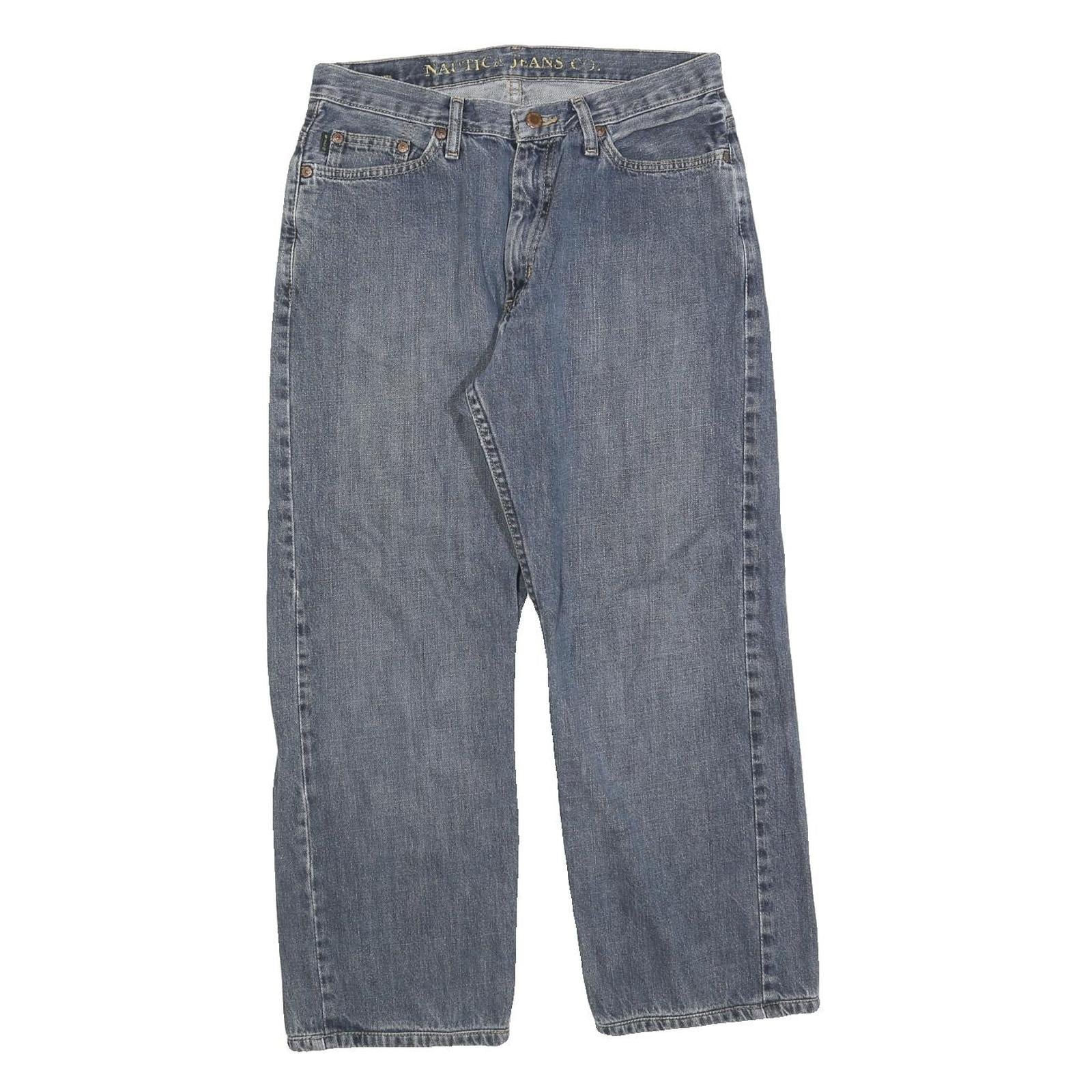 NAUTICA Mens Jeans Blue Regular Straight Denim Medium W30 L26 Classic Cotton Refurbished - N/A refurbished available on Cerqular