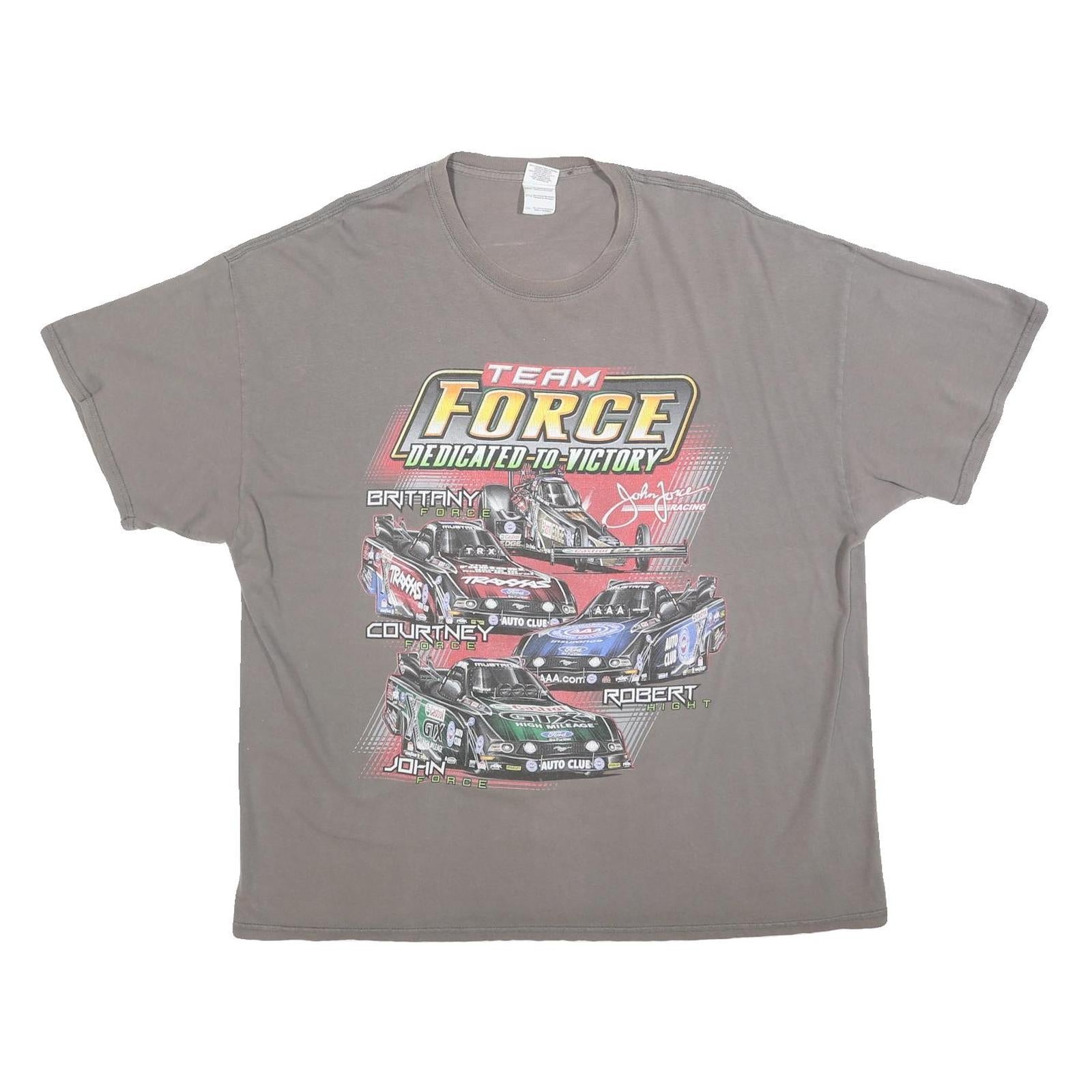 Buy GILDAN Mens Grey Team Force Graphic T-Shirt 2XL Short Sleeve Crew Neck Racing Refurbished - $23.39 GILDAN Mens Grey Team Force Graphic T-Shirt 2XL Short Sleeve Crew Neck Racing Refurbished - N/A refurbished available on Cerqular
