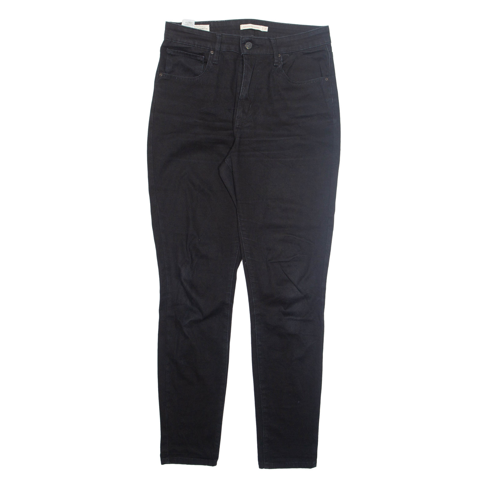 LEVI'S Womens Jeans Black Regular Skinny W31 L29 Refurbished - N/A refurbished available on Cerqular