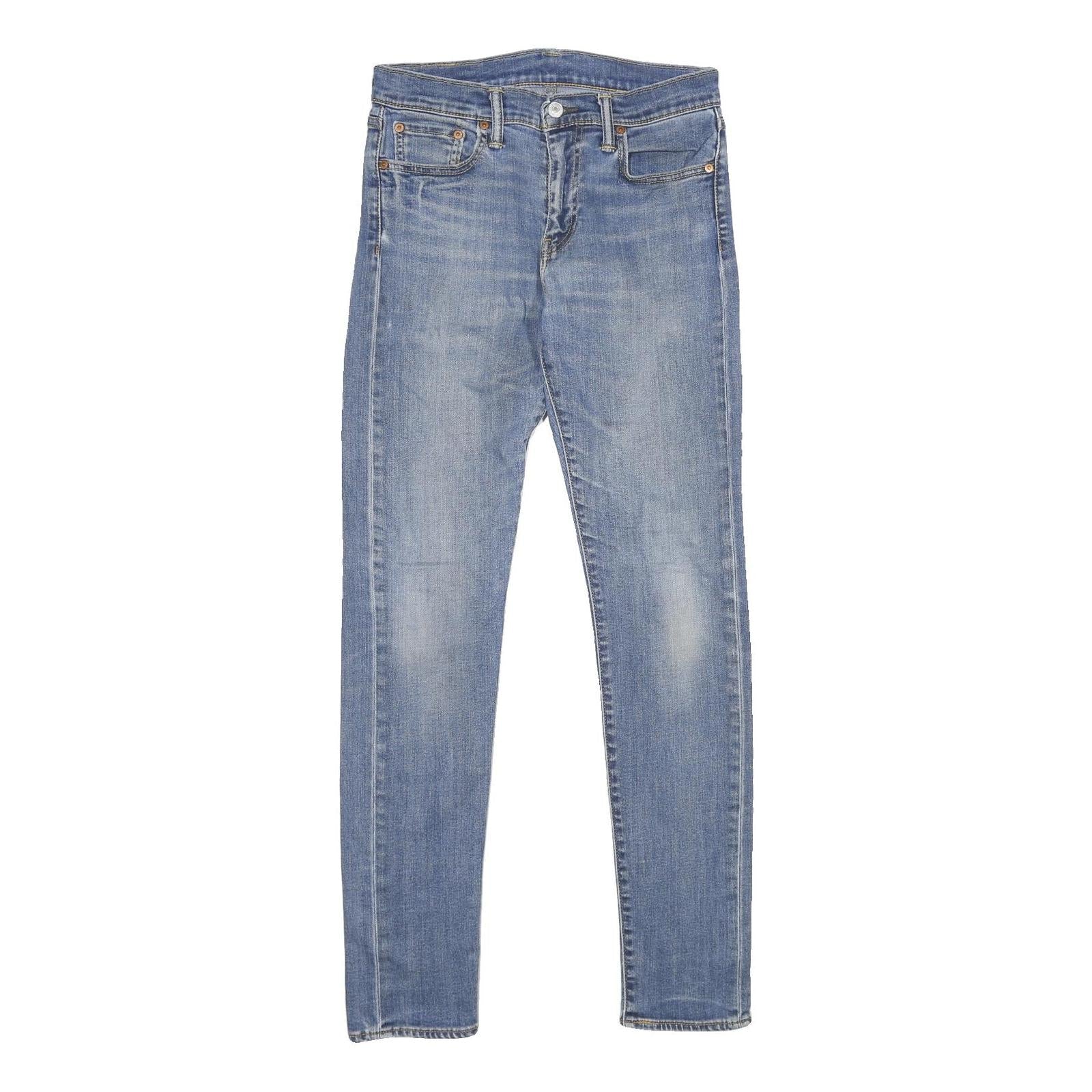 LEVI'S 514 Slim Mens Jeans Blue Slim Skinny Denim Medium W29 L34 Classic Fit Zip Refurbished - N/A refurbished available on Cerqular