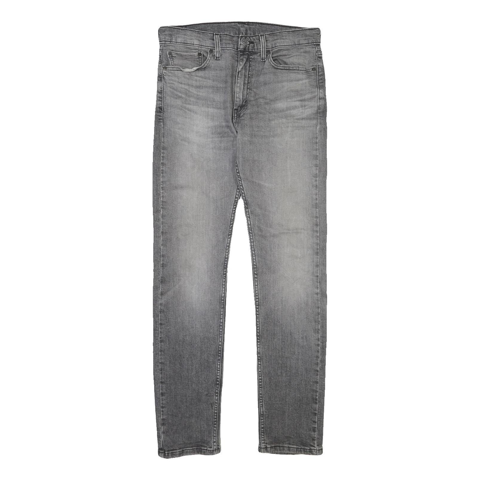 LEVI'S 510 Mens Jeans Grey Slim Skinny Denim Medium W32 L33 Slim Fit Button Refurbished - N/A refurbished available on Cerqular