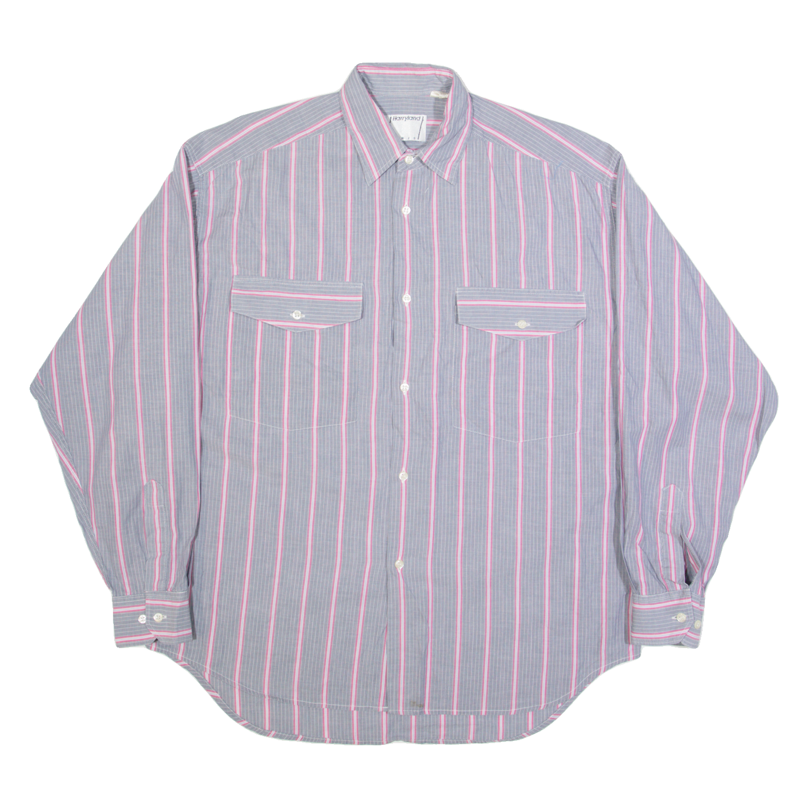 Buy HARRYLAND Mens Shirt Grey 90s Striped Long Sleeve M Refurbished - $18.19 HARRYLAND Mens Shirt Grey 90s Striped Long Sleeve M Refurbished - N/A refurbished available on Cerqular