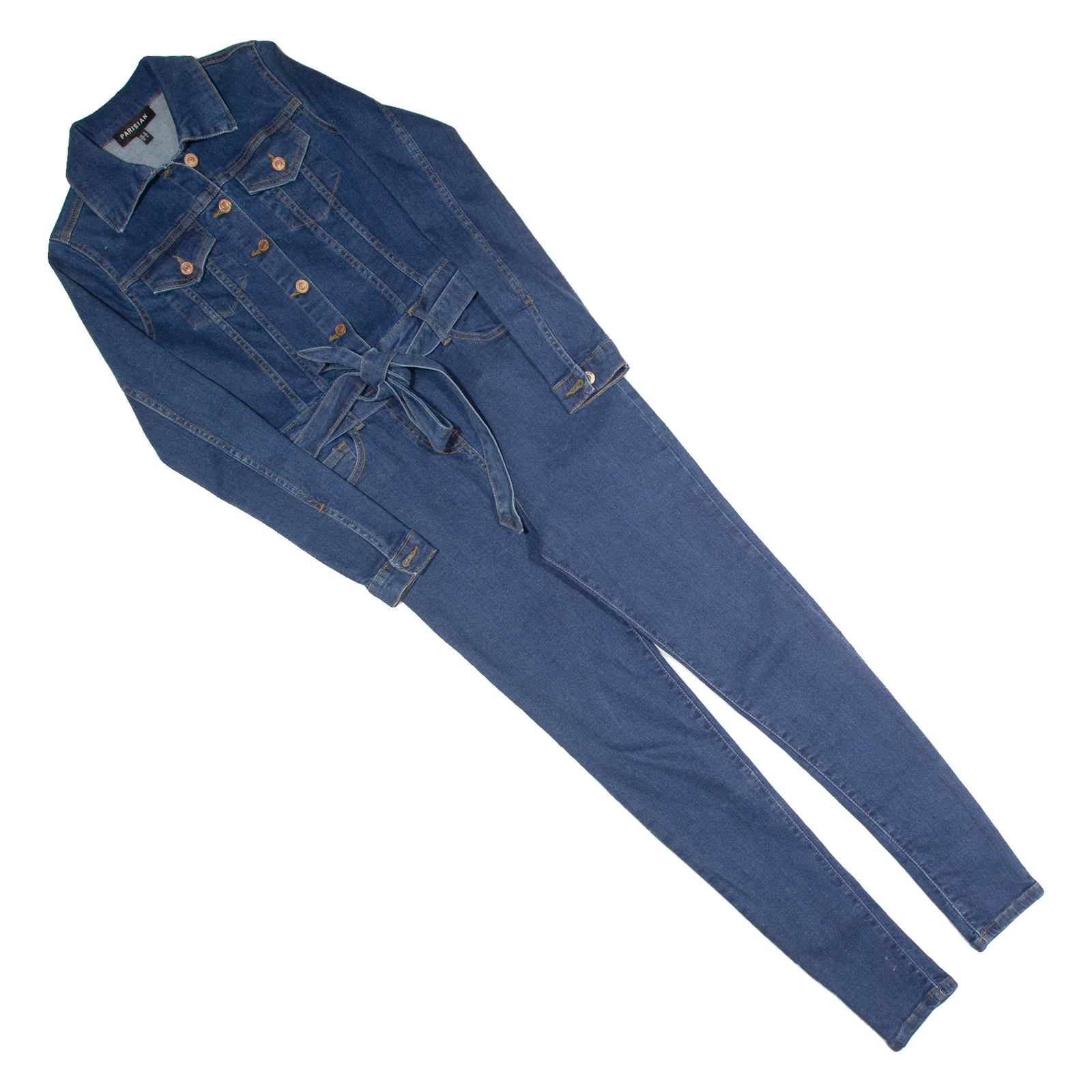 Buy PARISIAN Womens Jumpsuit Blue Skinny Denim UK 6 Refurbished - $75.39 PARISIAN Womens Jumpsuit Blue Skinny Denim UK 6 Refurbished - N/A refurbished available on Cerqular