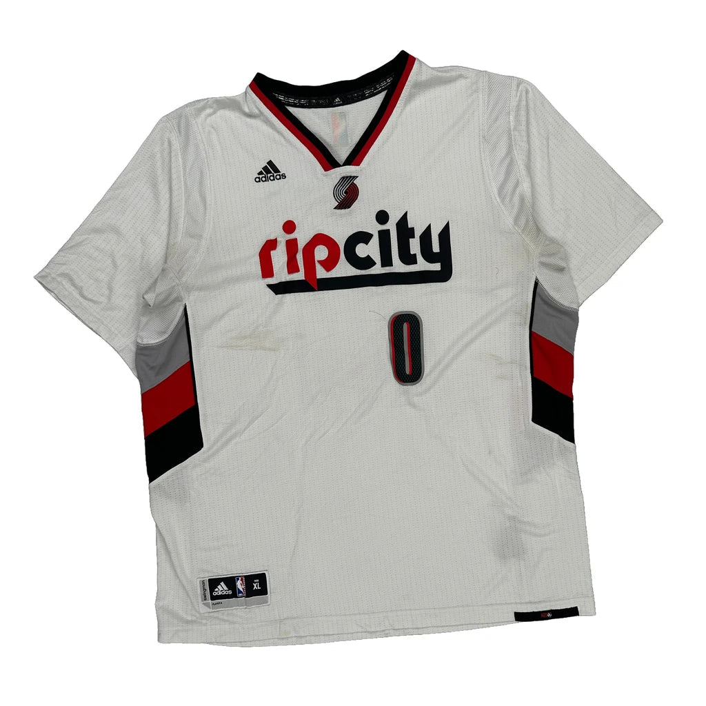 Buy Portland Trail Blazers Adidas Nba Jersey - XL Black Polyester Refurbished - $33.49 Portland Trail Blazers Adidas Nba Jersey - XL Black Polyester Refurbished - Thrifted (note: this is a term often used to describe second- refurbished available on Cerqular