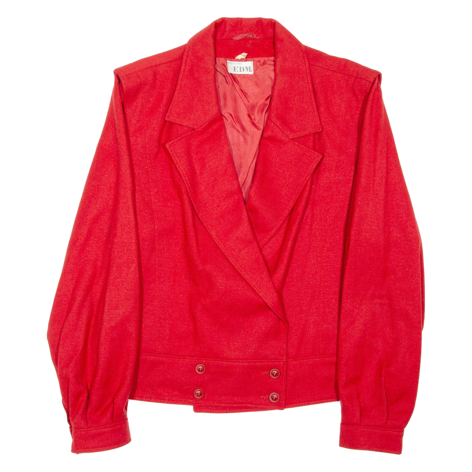 CREATIONS EDM Womens Blazer Coat Red S Refurbished - N/A refurbished available on Cerqular