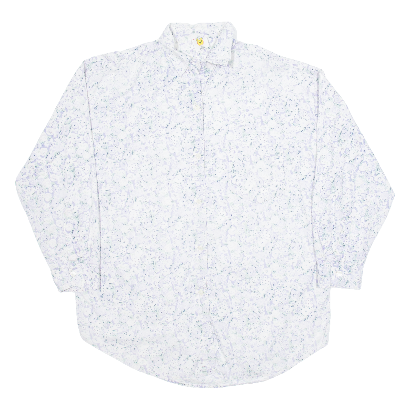 CLOCK HOUSE Womens Shirt Purple Floral Long Sleeve S Refurbished - N/A refurbished available on Cerqular