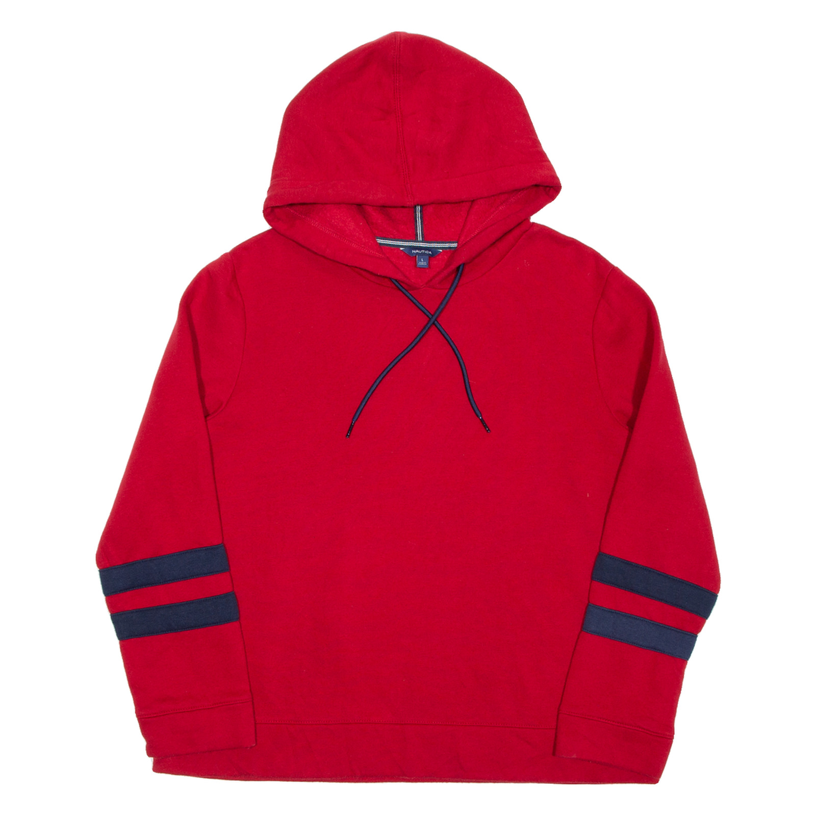 NAUTICA Cropped Womens Red Hoodie L Refurbished - N/A refurbished available on Cerqular