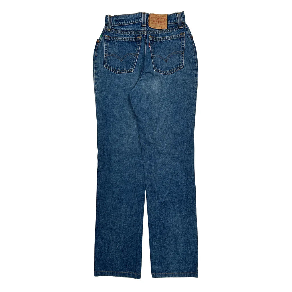 Levis Jeans - 25W 31L Blue Denim Refurbished - Thrifted (note: this is a term often used to describe second- refurbished available on Cerqular