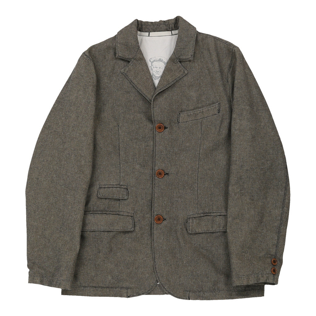 12 Years C.P. Company Blazer - Medium Grey Cotton Blend | Size: medium Refurbished - N/A (Preloved Designer is not a specific brand, it refurbished available on Cerqular