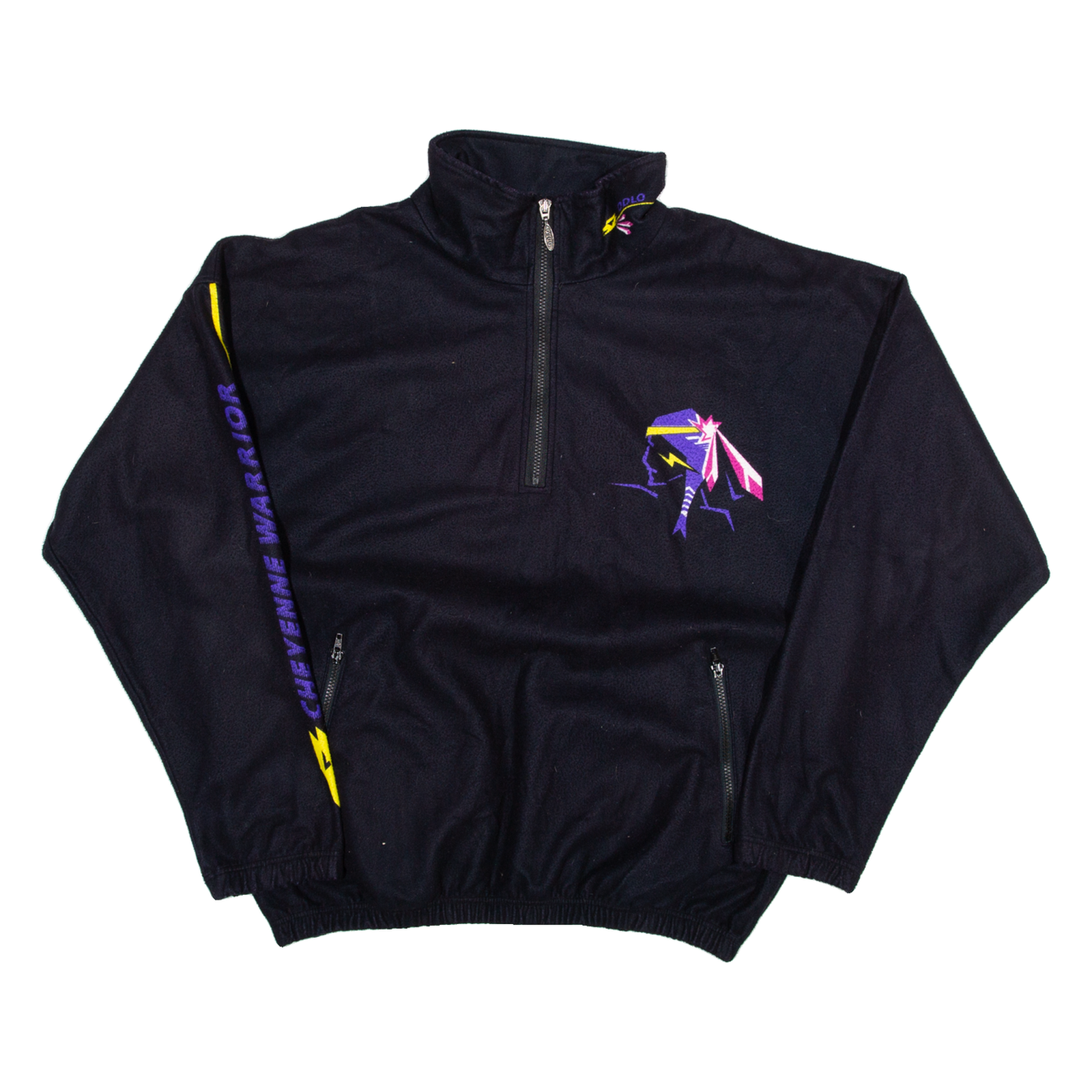 ODLO Womens Sweatshirt Black 1/4 Zip 90s L Refurbished - N/A refurbished available on Cerqular
