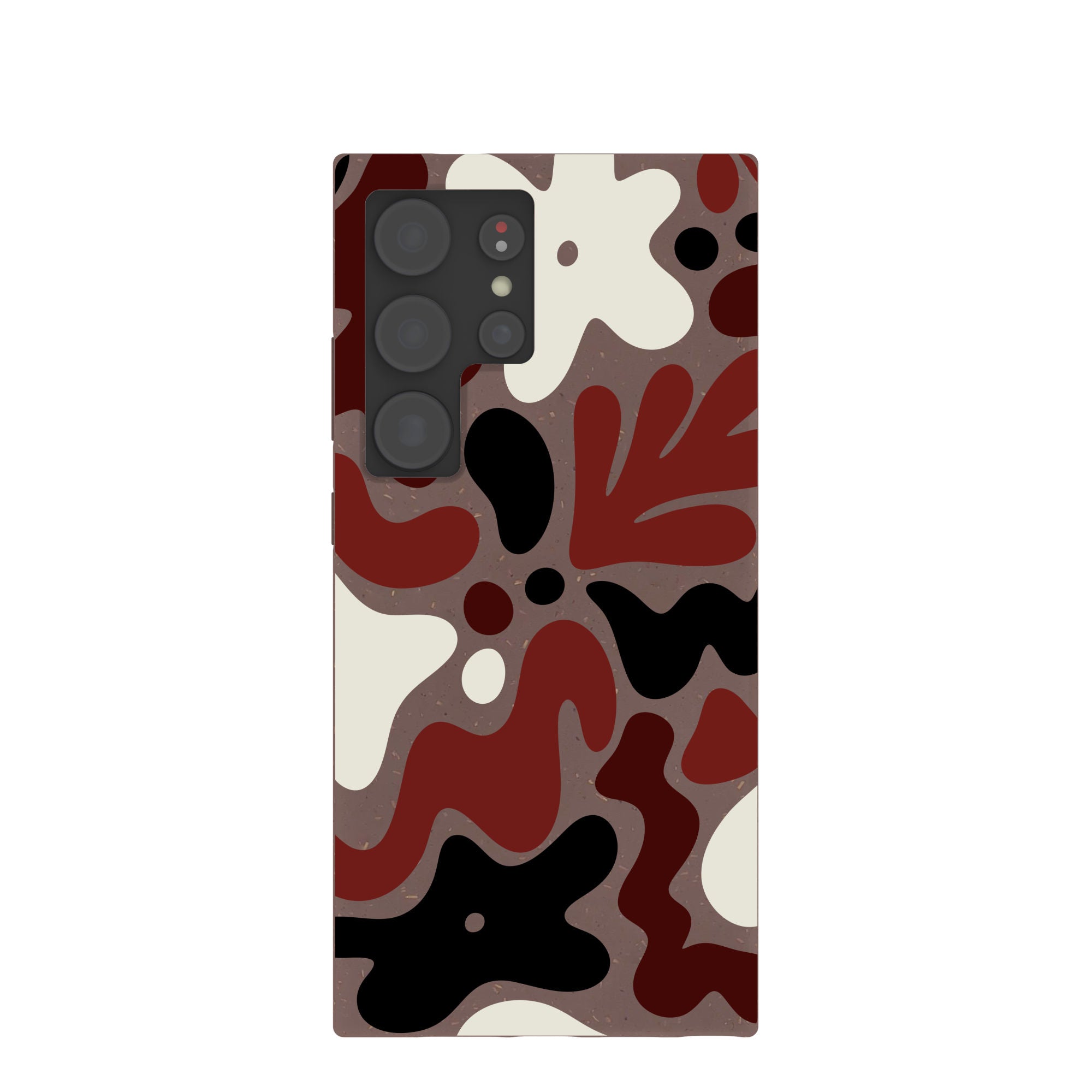Chocolate Brown Earthy Curves Samsung Galaxy S24 Ultra Case Refurbished - Pela Case refurbished available on Cerqular