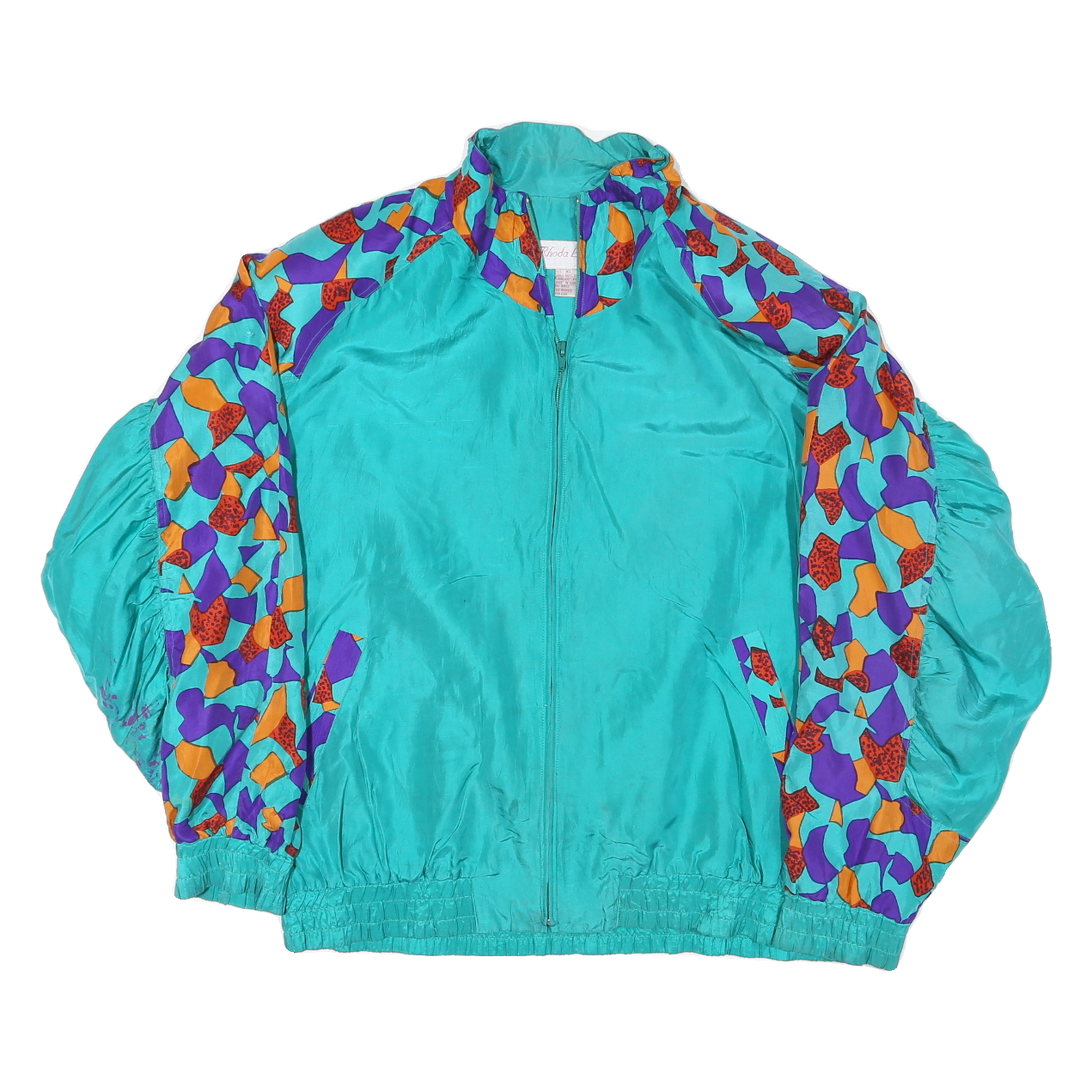 Buy Womens Blue & Purple Crazy Pattern Silk Track Jacket XL Woven Zip Stand-Up Refurbished - $22.09 Womens Blue & Purple Crazy Pattern Silk Track Jacket XL Woven Zip Stand-Up Refurbished - N/A refurbished available on Cerqular