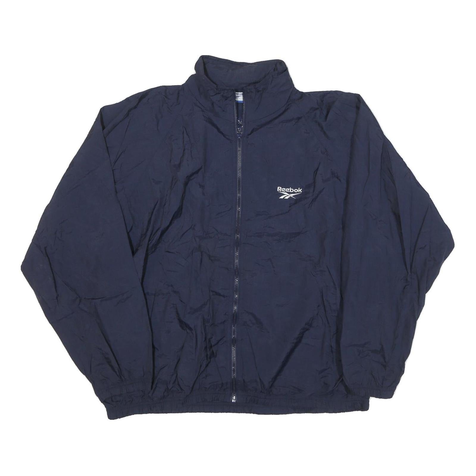Buy REEBOK Mens Navy Blue Sports Jacket L Nylon Plain Zip Lightweight Casual Refurbished - $41.59 REEBOK Mens Navy Blue Sports Jacket L Nylon Plain Zip Lightweight Casual Refurbished - N/A refurbished available on Cerqular