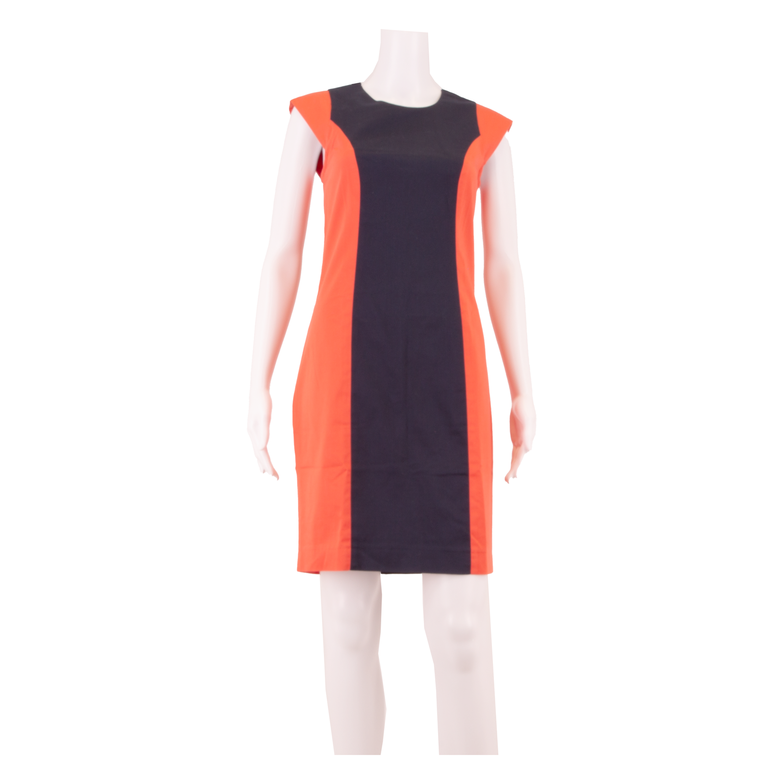 FRENCH CONNECTION Womens Shift Dress Blue Colourblock Knee Length UK 10 Refurbished - N/A refurbished available on Cerqular
