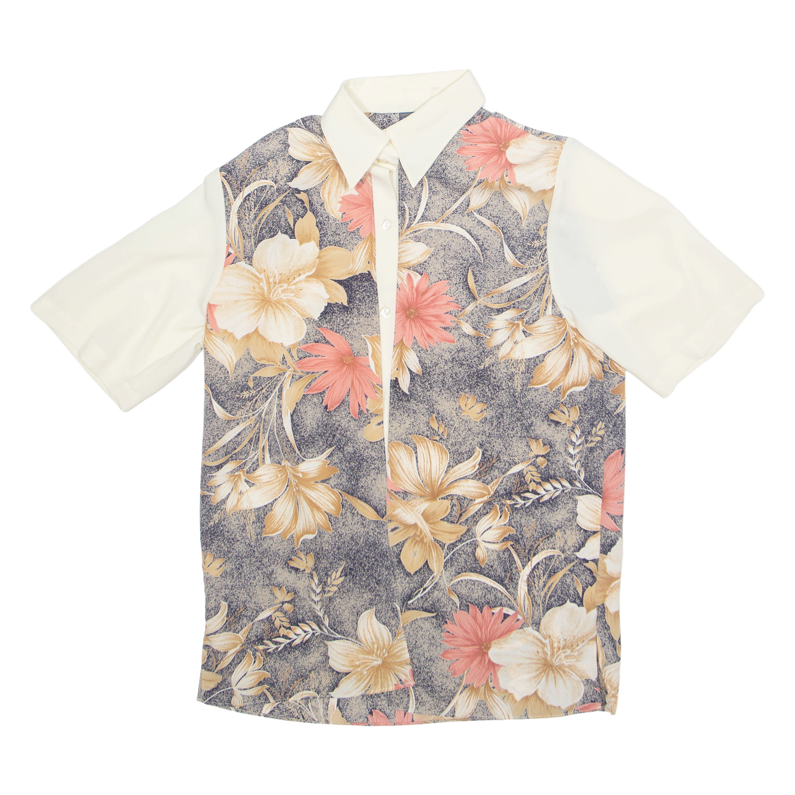 Womens Printed Blouse Yellow Floral M Refurbished - N/A refurbished available on Cerqular