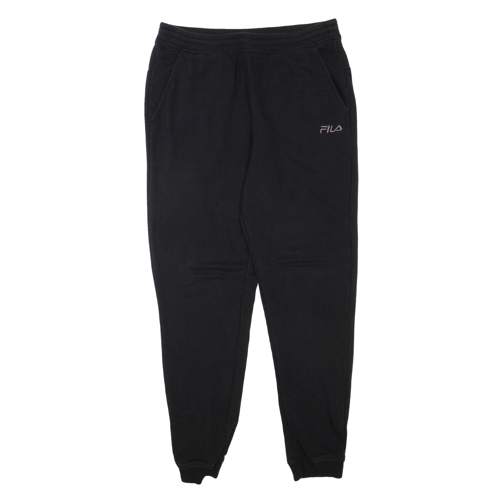 FILA Mens Joggers Black Tapered M W30 L30 Refurbished - N/A refurbished available on Cerqular