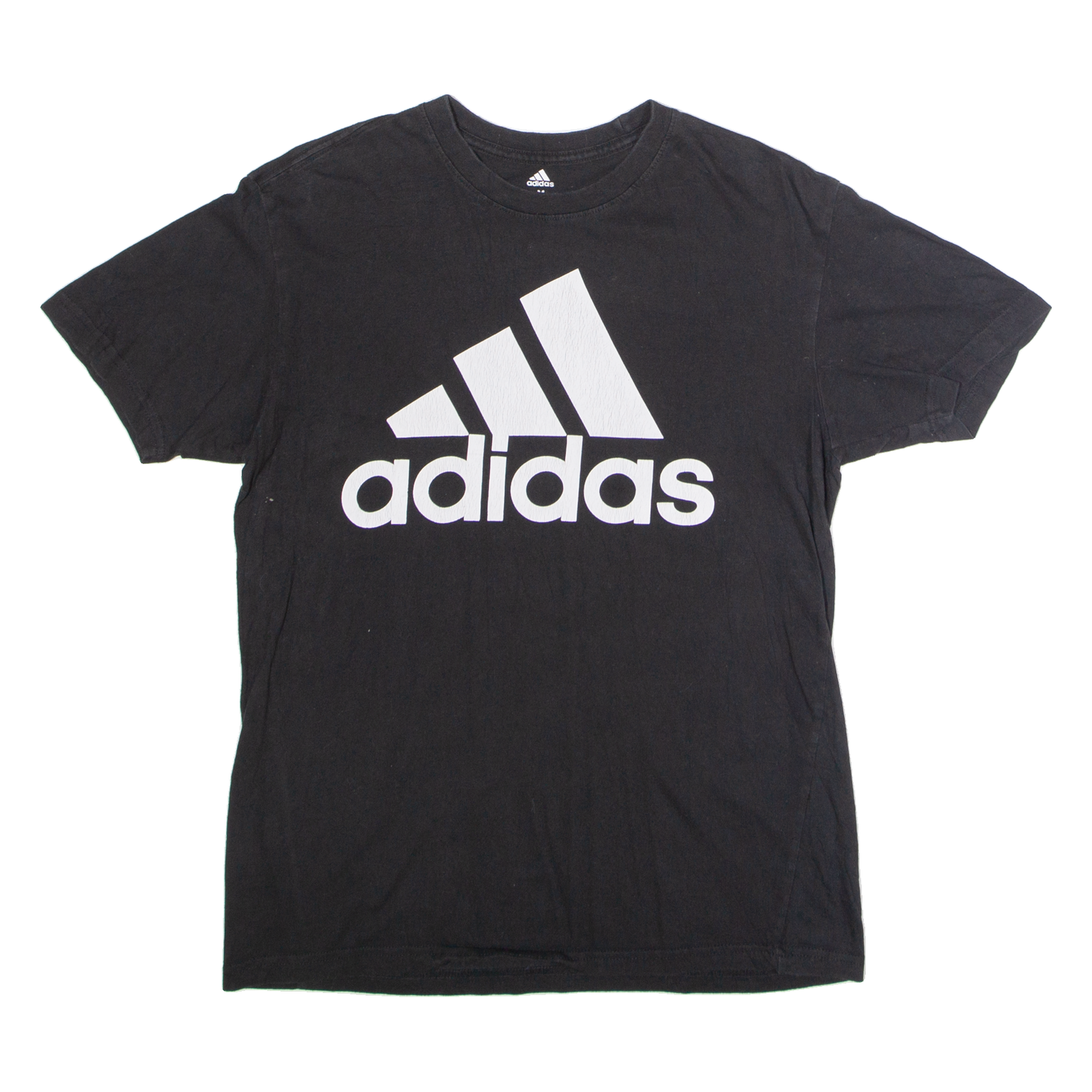 ADIDAS Mens T-Shirt Black Crew Neck M Refurbished - N/A refurbished available on Cerqular