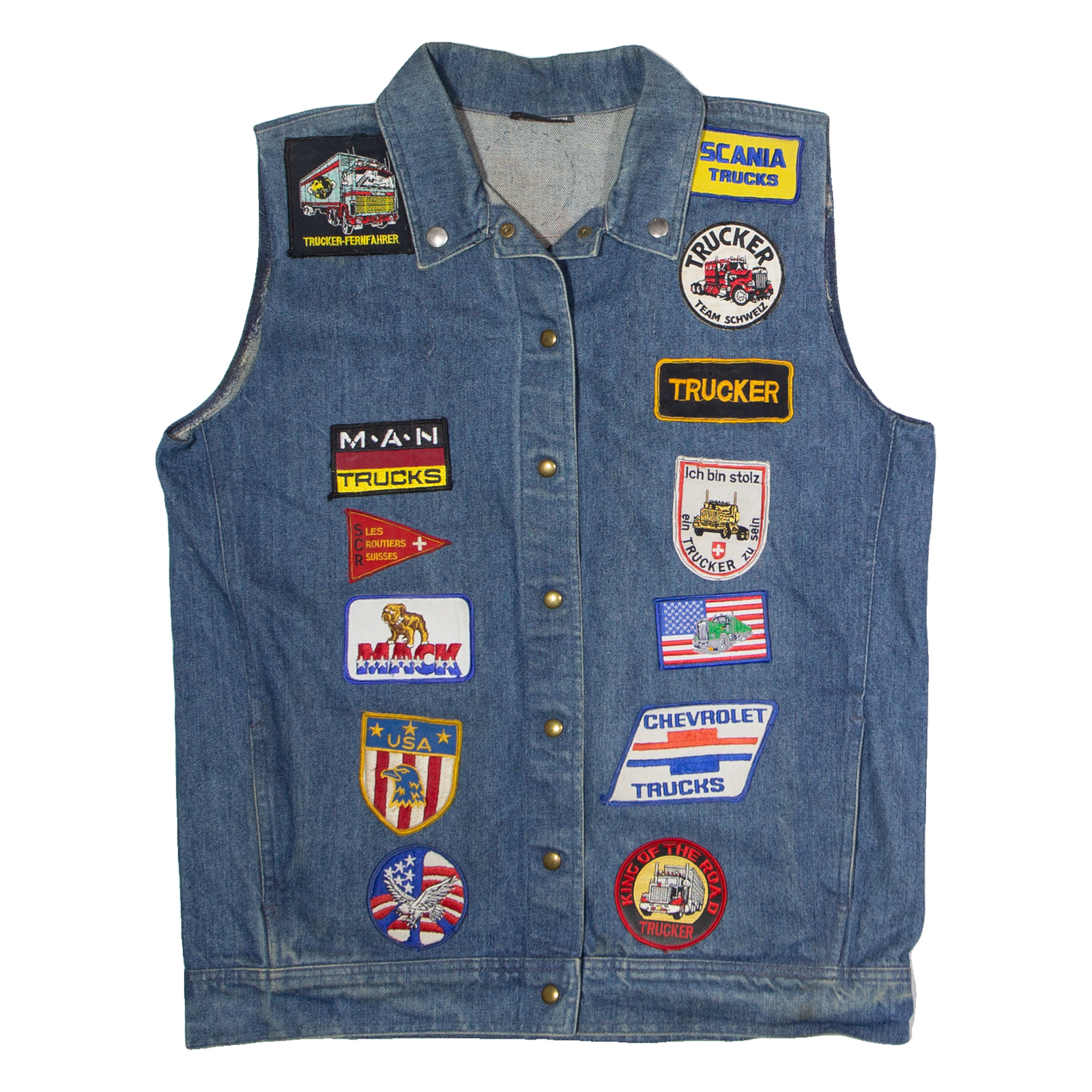 Buy LOUIS LONDON Customised Trucker Patch Womens Denim Waistcoat Blue 80s USA XL Refurbished - $63.69 LOUIS LONDON Customised Trucker Patch Womens Denim Waistcoat Blue 80s USA XL Refurbished - N/A refurbished available on Cerqular