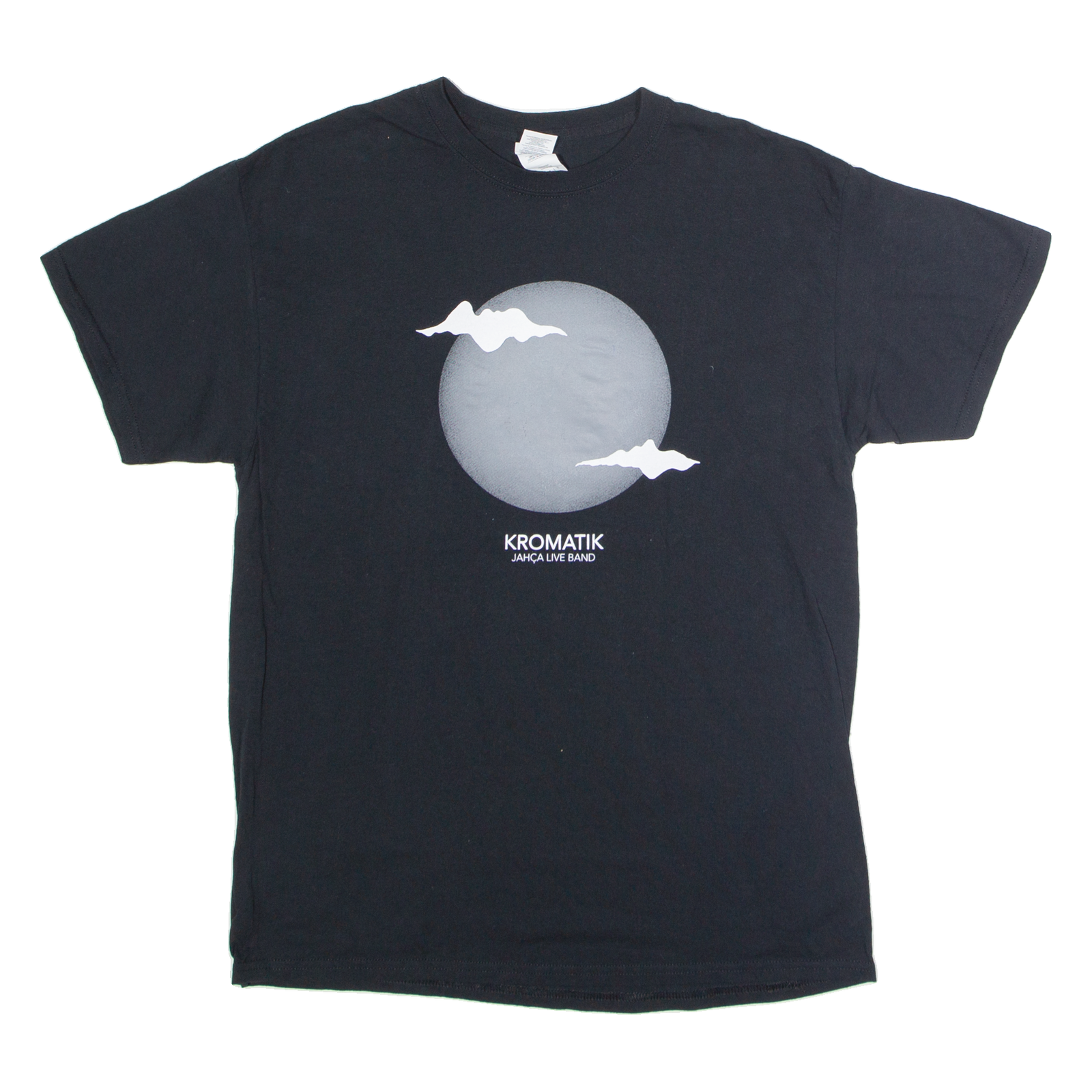 GILDAN Kromatik Jajca Live Band Mens Band T-Shirt Black Crew Neck L Refurbished - N/A refurbished available on Cerqular