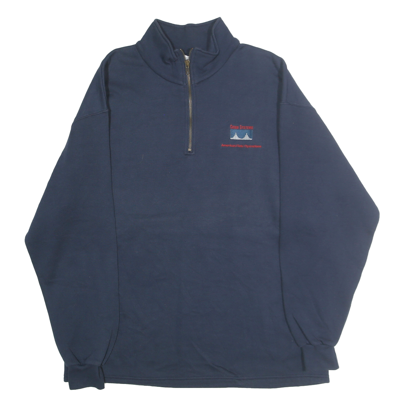Buy LEE Mens Navy Blue Half Zip Sweatshirt L Corporate Logo Casual Pullover Refurbished - $29.89 LEE Mens Navy Blue Half Zip Sweatshirt L Corporate Logo Casual Pullover Refurbished - N/A refurbished available on Cerqular