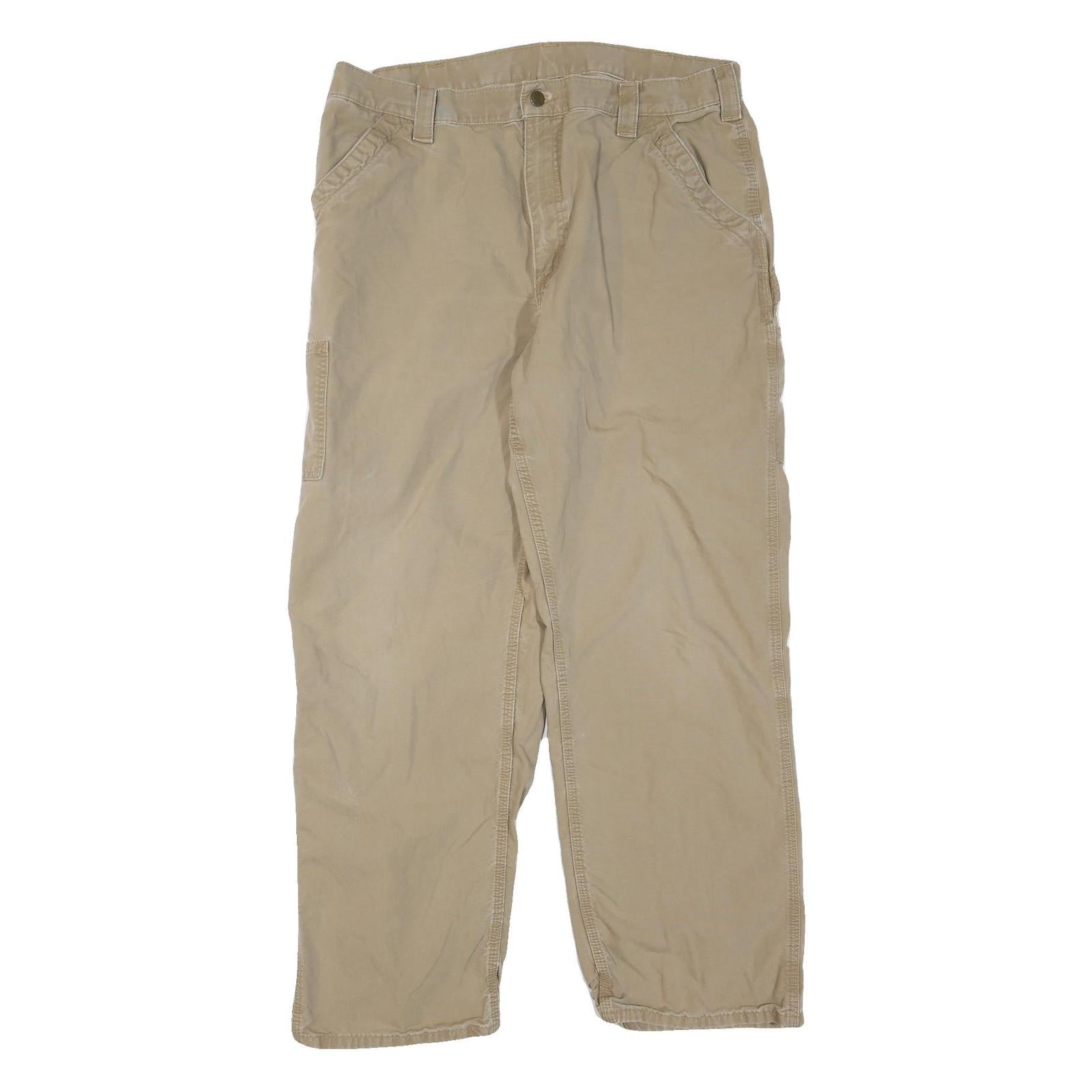 Buy CARHARTT Mens Jeans Beige Regular Relaxed Cotton Blend W40 L34 Workwear Utility Refurbished - $49.39 CARHARTT Mens Jeans Beige Regular Relaxed Cotton Blend W40 L34 Workwear Utility Refurbished - N/A refurbished available on Cerqular
