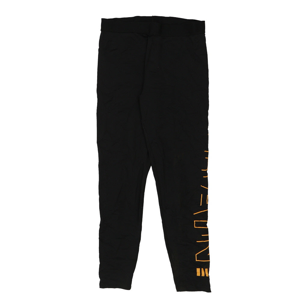 Unbranded Leggings - Medium Black Polyester Refurbished - Thrifted (note: this is a term often used to describe second- refurbished available on Cerqular