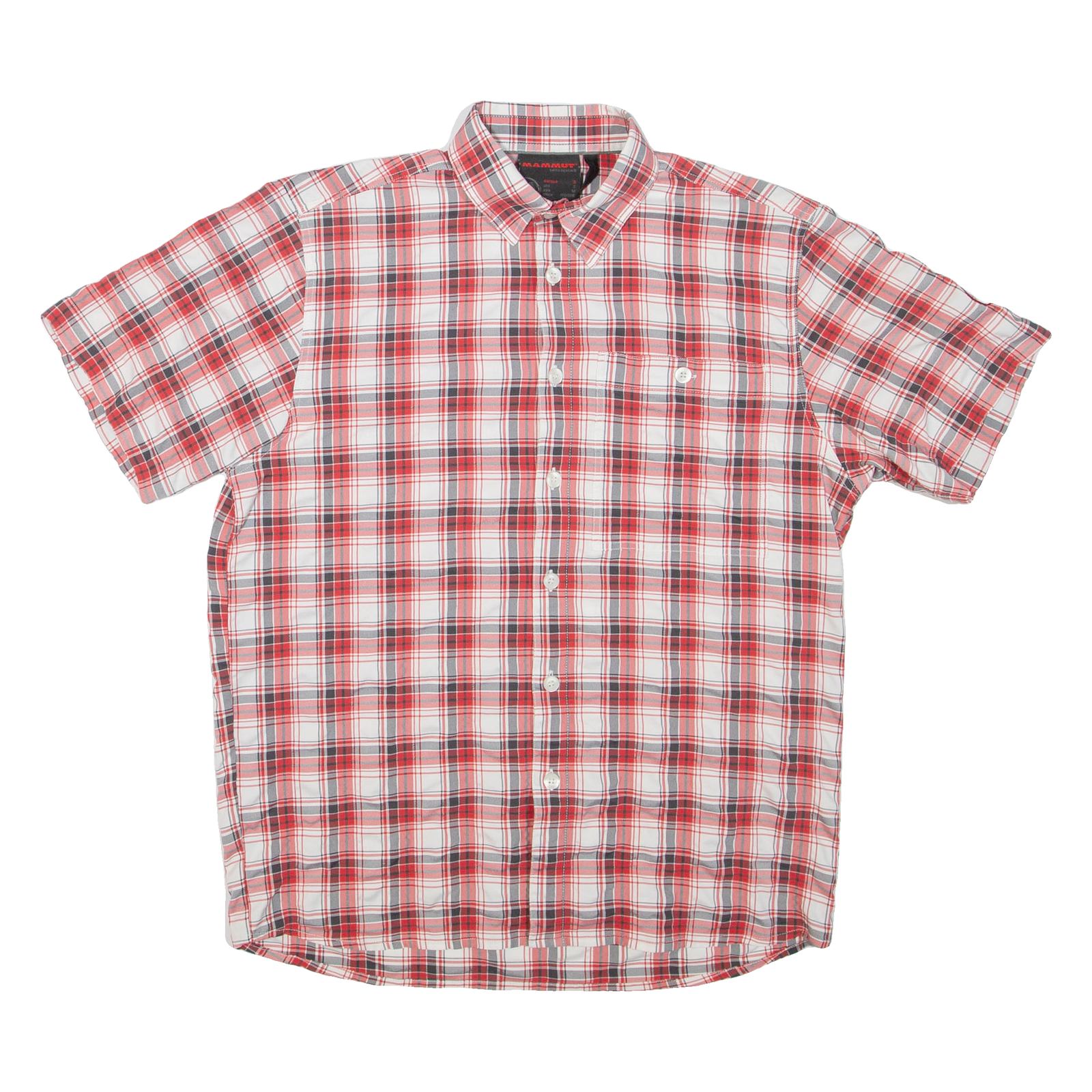MAMMUT Mens Shirt Red Check S Refurbished - N/A refurbished available on Cerqular