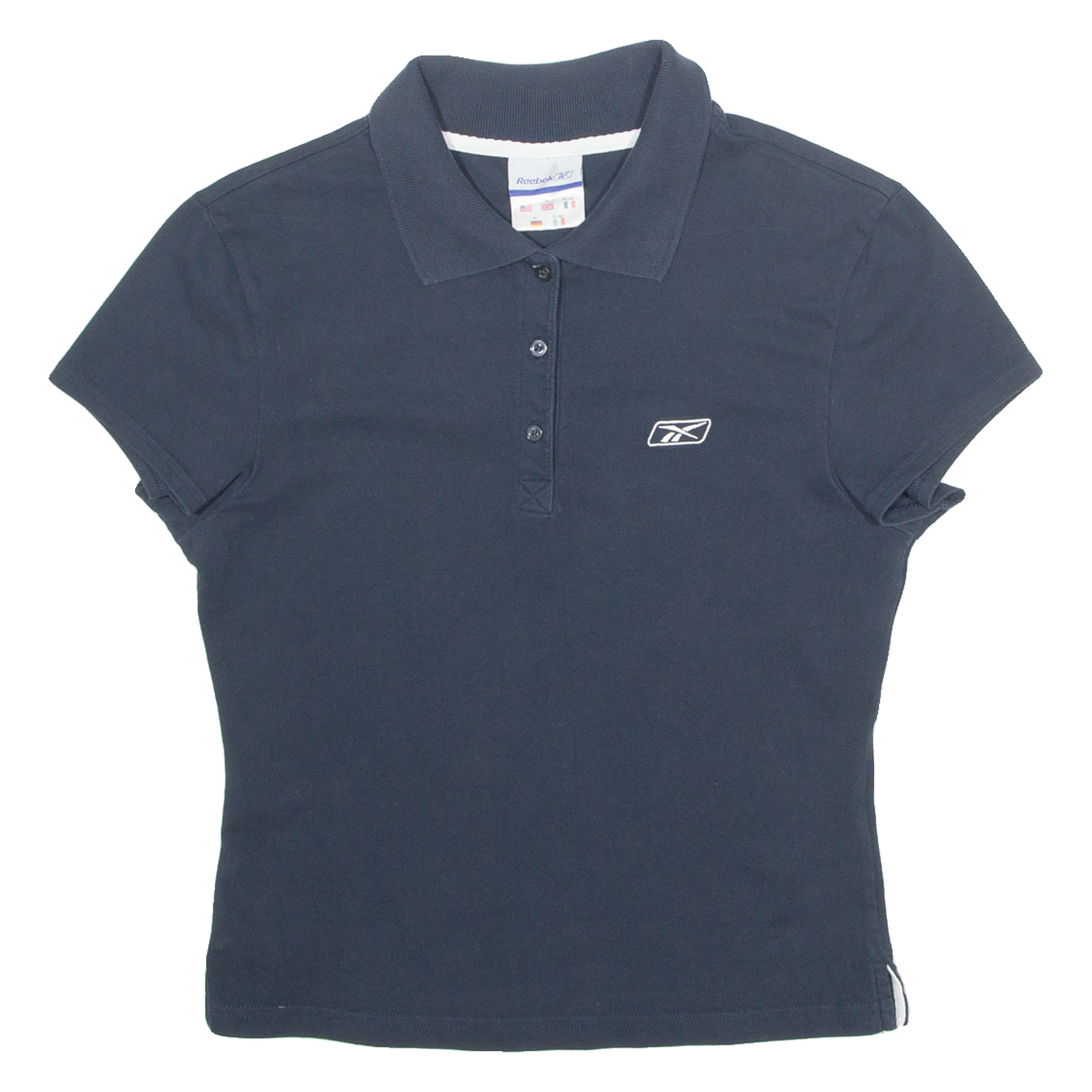REEBOK Womens Polo Shirt Blue UK 16 Refurbished - N/A refurbished available on Cerqular