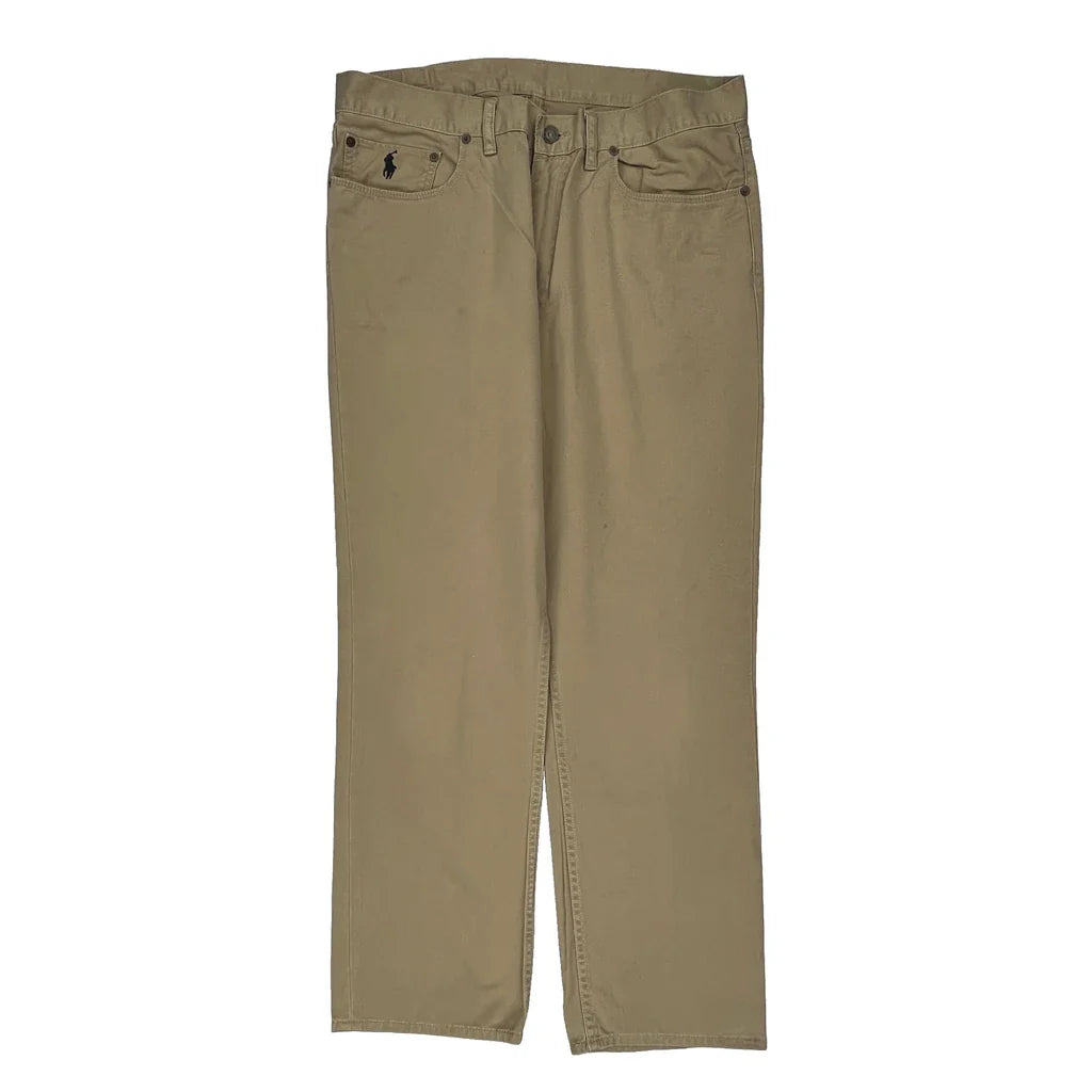 Buy Polo By Ralph Lauren Chinos - 35W 30L Beige Cotton Refurbished - $40.19 Polo By Ralph Lauren Chinos - 35W 30L Beige Cotton Refurbished - Thrifted (note: this is a term often used to describe second- refurbished available on Cerqular