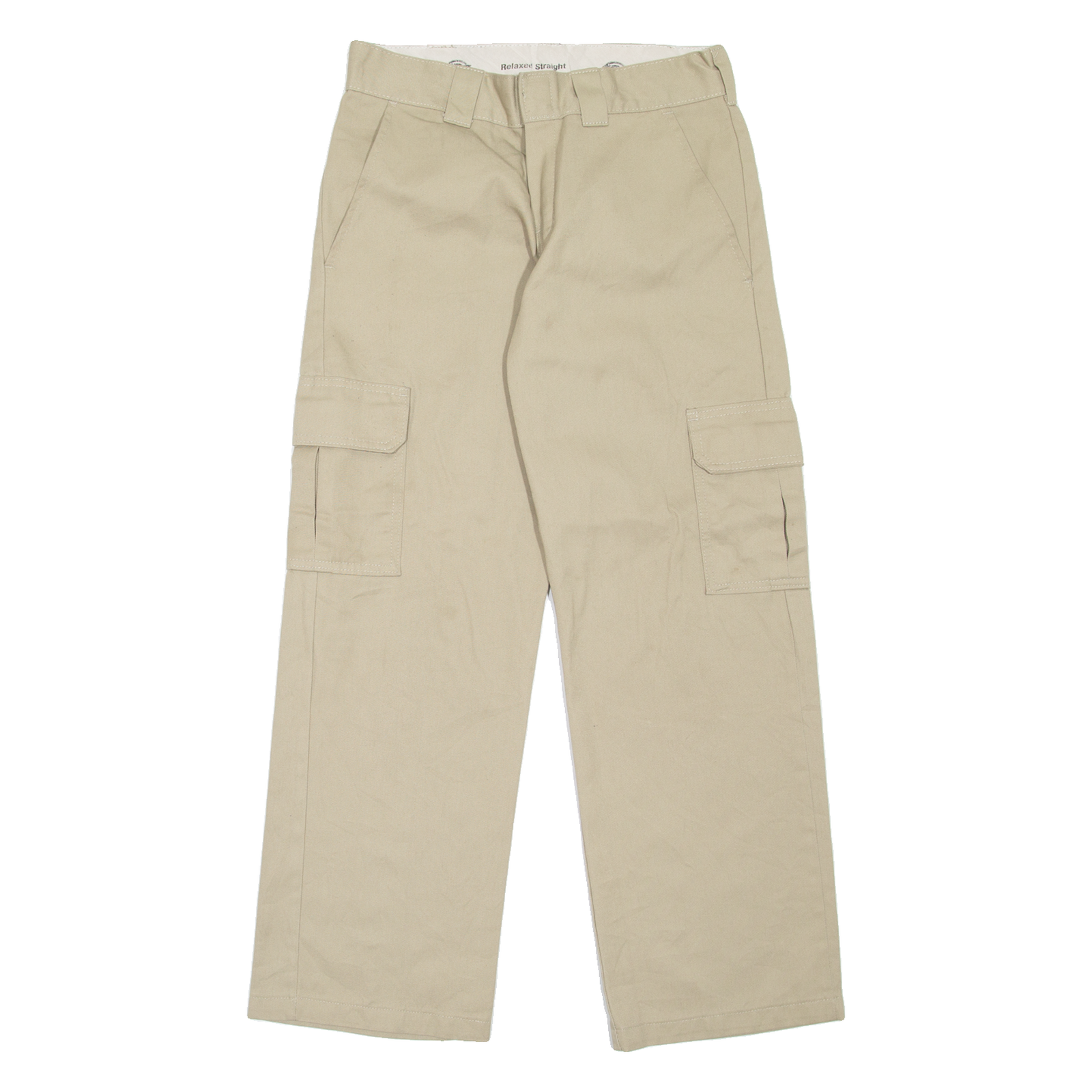 DICKIES Cargo Style Workwear Mens Trousers Beige Relaxed Straight W30 L30 Refurbished - N/A refurbished available on Cerqular