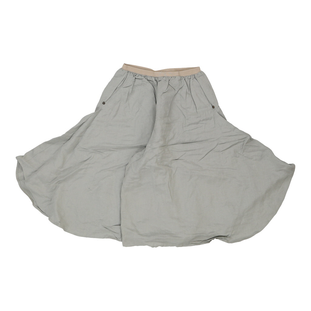 Unbranded Skirt - Small Grey Cotton Refurbished - Thrifted (note: this is a term often used to describe second- refurbished available on Cerqular