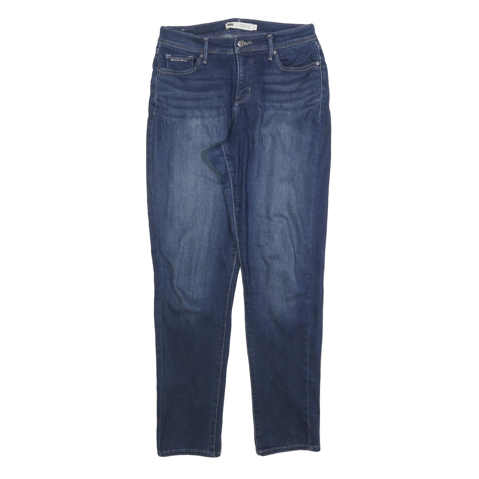 LEVI'S 712 Mens Jeans Blue Regular Slim Denim Medium W30 L32 Stretch Classic Refurbished - N/A refurbished available on Cerqular