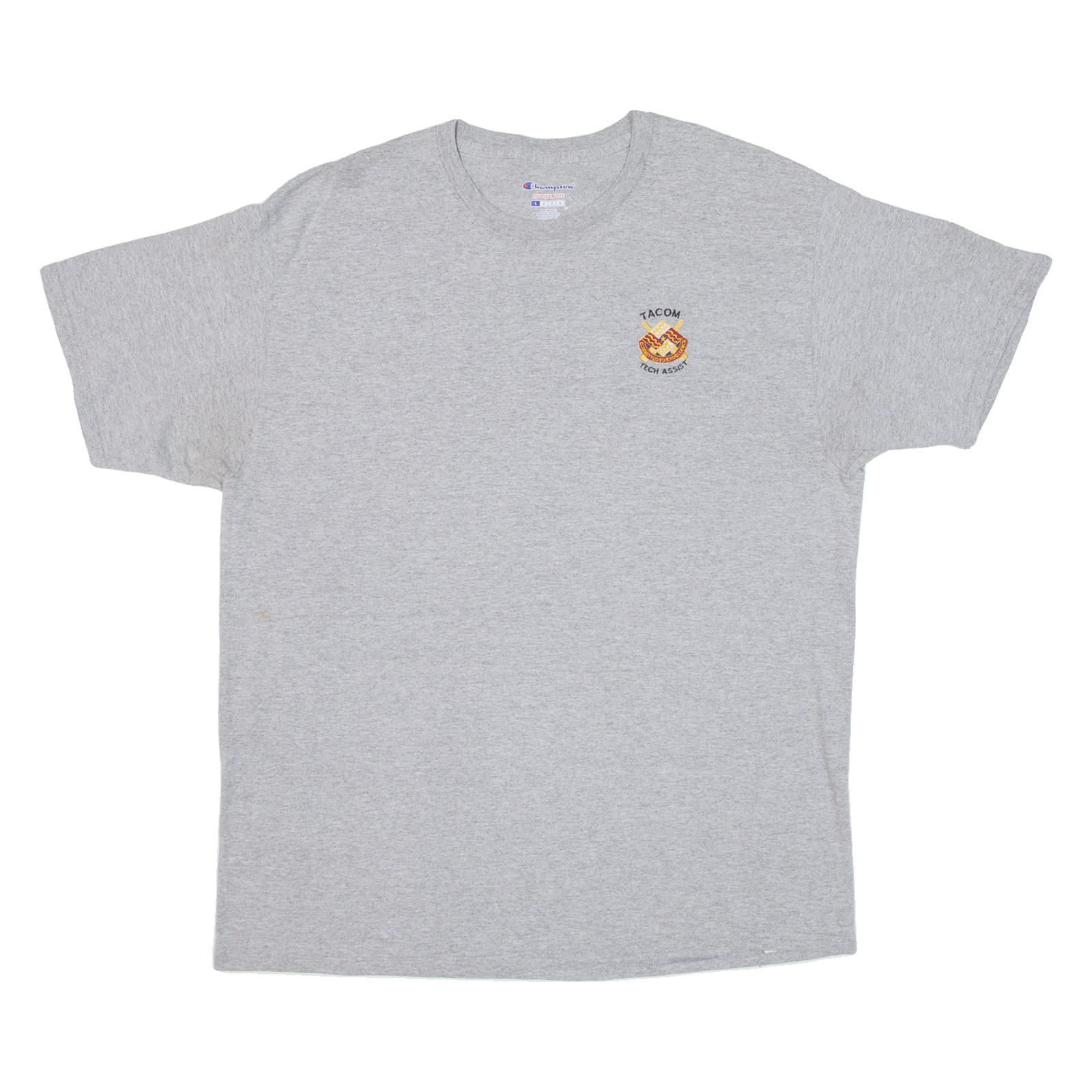 CHAMPION Mens T-Shirt Grey L Refurbished - N/A refurbished available on Cerqular