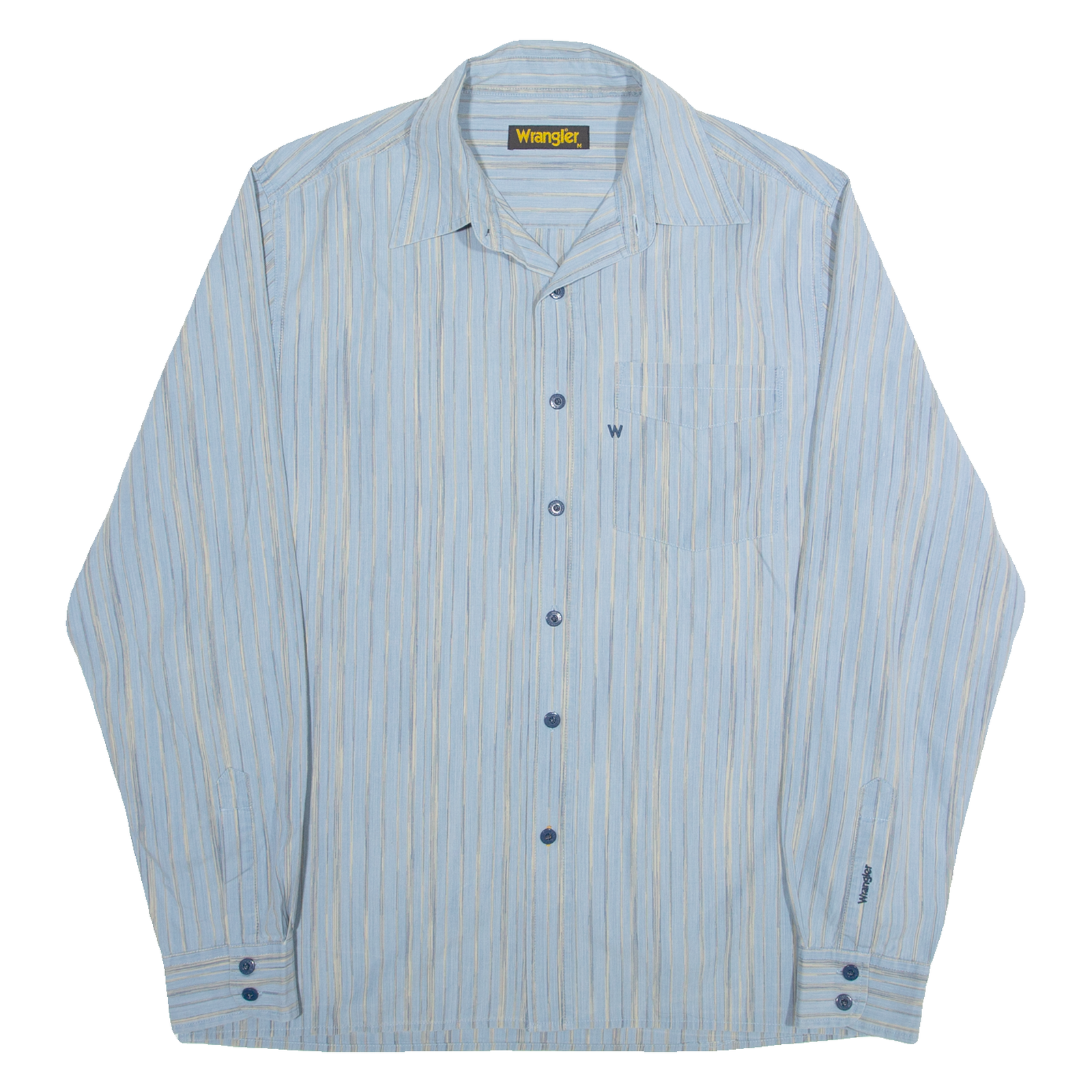 Buy WRANGLER Mens Shirt Blue Striped Long Sleeve M Refurbished - $17.15 WRANGLER Mens Shirt Blue Striped Long Sleeve M Refurbished - N/A refurbished available on Cerqular