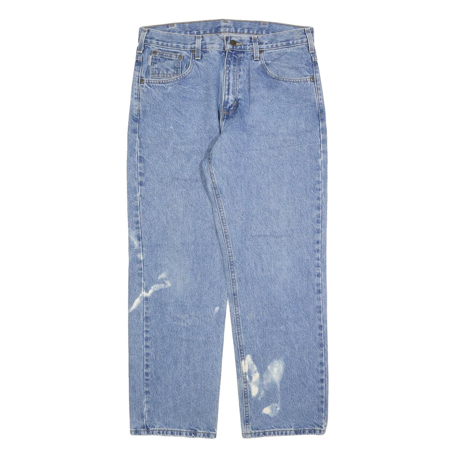 Buy CARHARTT Mens Relaxed Light Blue Denim Jeans W34 L30 Workwear Zip Closure Refurbished - $49.39 CARHARTT Mens Relaxed Light Blue Denim Jeans W34 L30 Workwear Zip Closure Refurbished - N/A refurbished available on Cerqular