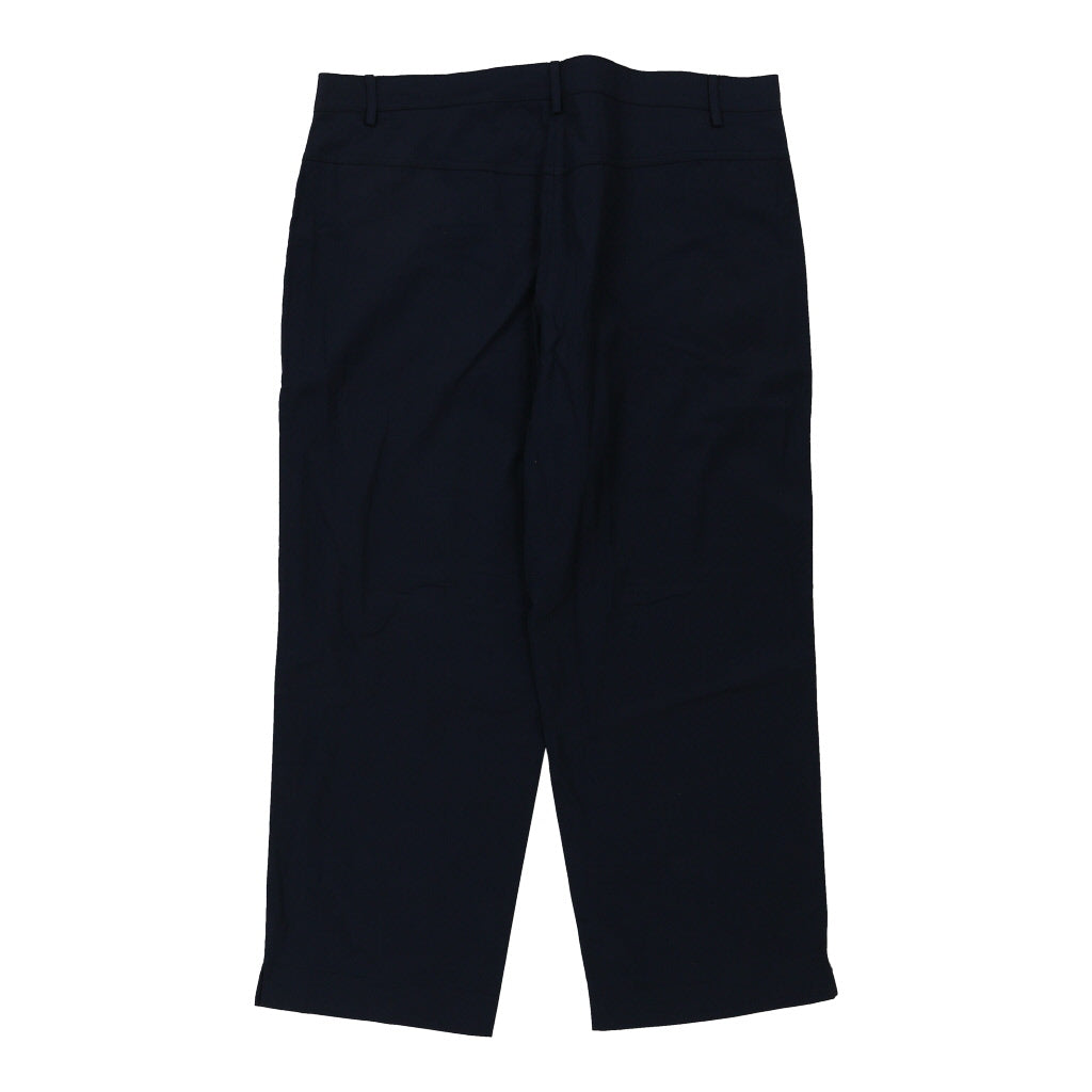 Buy Unbranded Trousers - 36W UK 16 Navy Cotton Refurbished - $24.11 Unbranded Trousers - 36W UK 16 Navy Cotton Refurbished - Thrifted (note: this is a term often used to describe second- refurbished available on Cerqular
