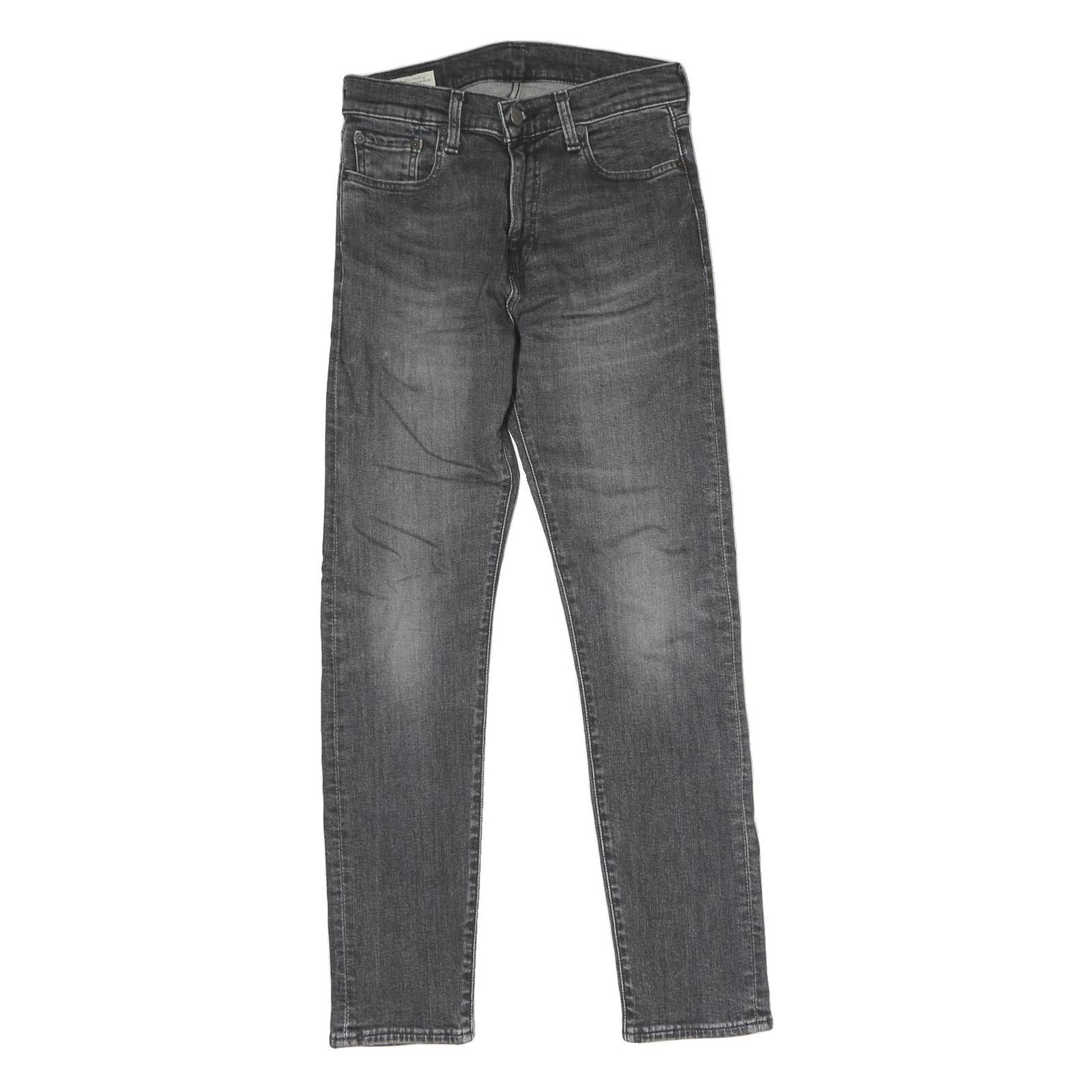 LEVI'S 512 BIG E Mens Jeans Grey Regular Skinny Denim Medium W29 L30 Zip Closure Refurbished - N/A refurbished available on Cerqular