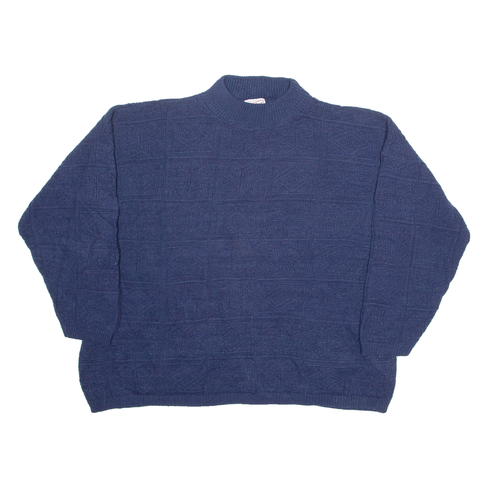 MATHIAS Womens Jumper Blue High Neck Tight Knit XL Refurbished - N/A refurbished available on Cerqular